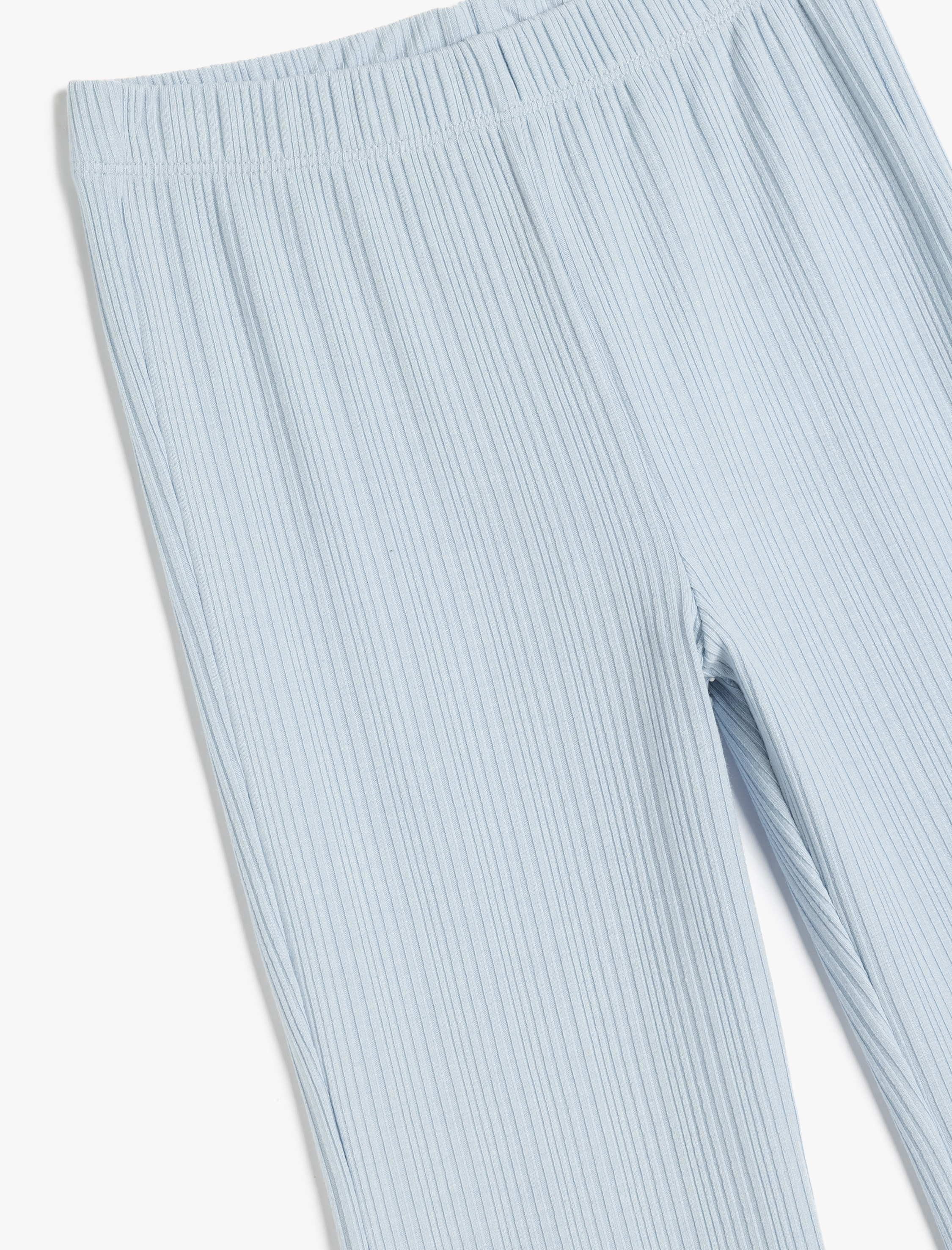 Kız Çocuk Beli Lastikli Basic İspanyol Paça Pantolon