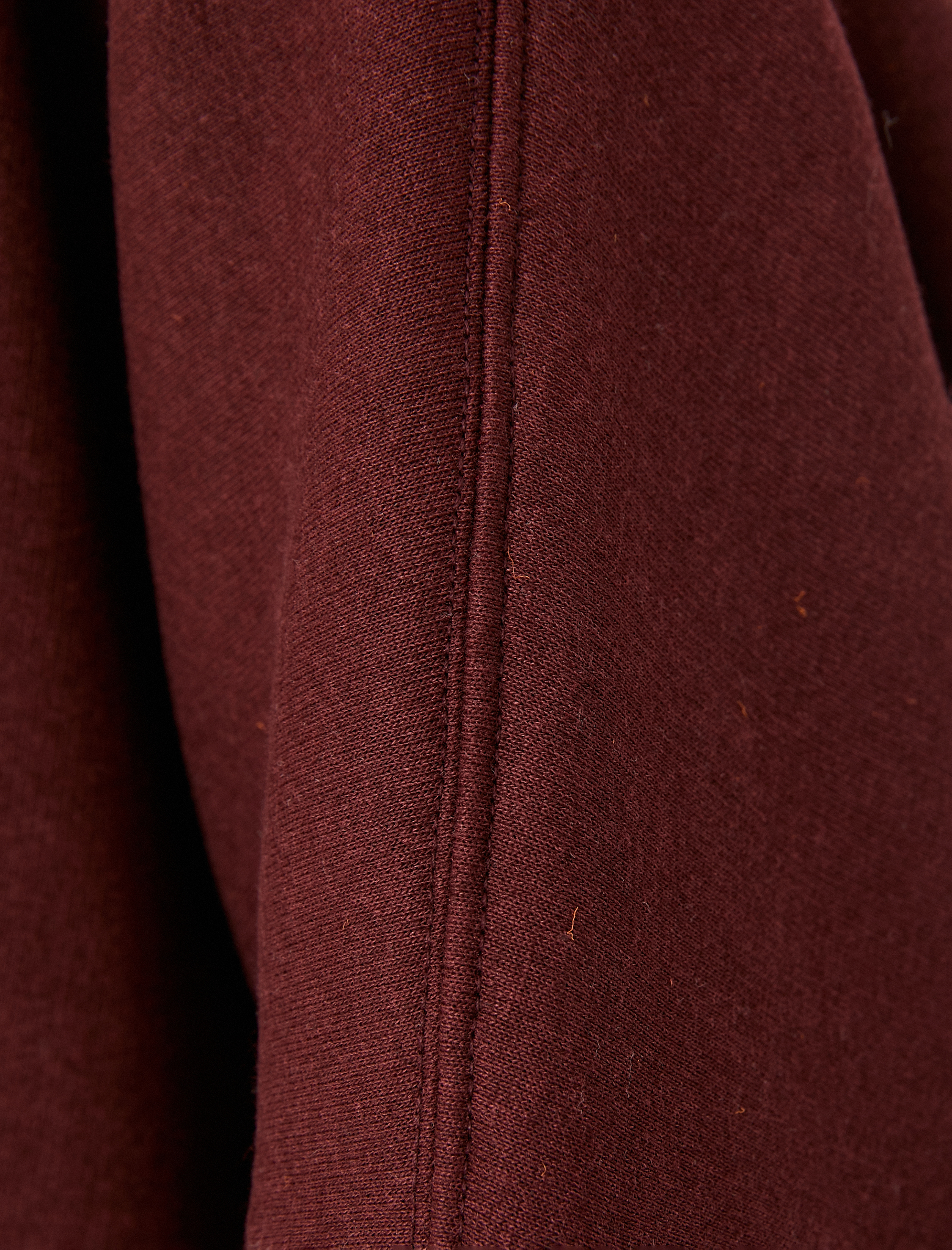   Şardonlu Oversize Fermuarlı Dikiş Detaylı Sweatshirt