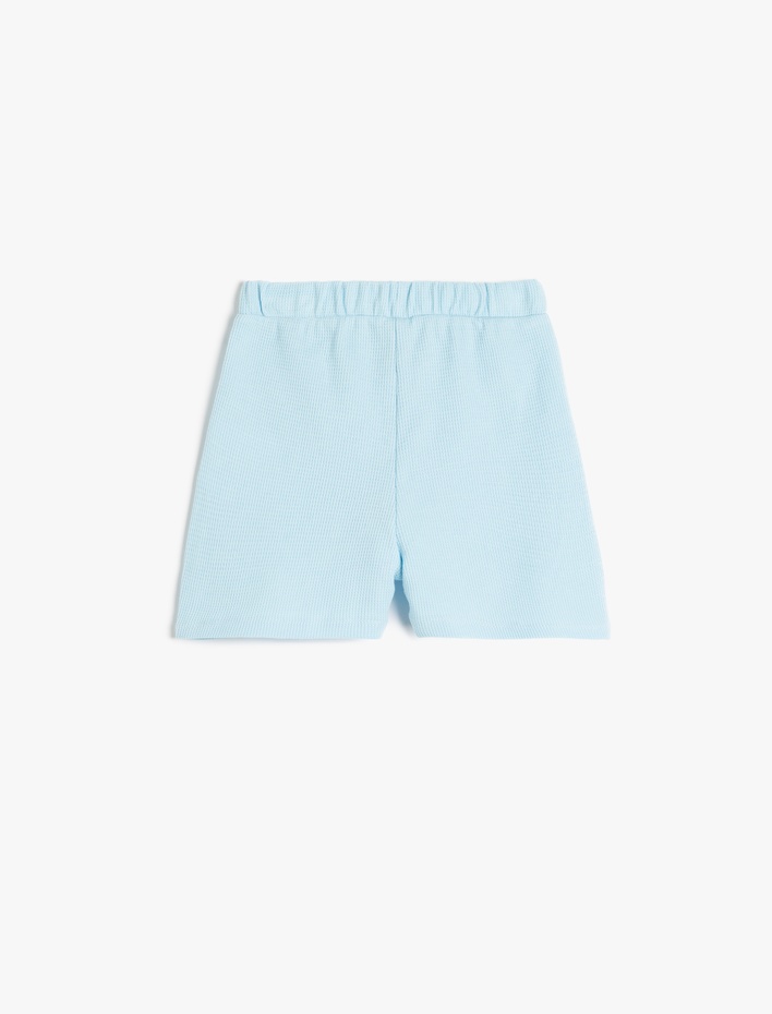 Erkek Bebek Pamuklu Bel Lastikli Cepli Şort
