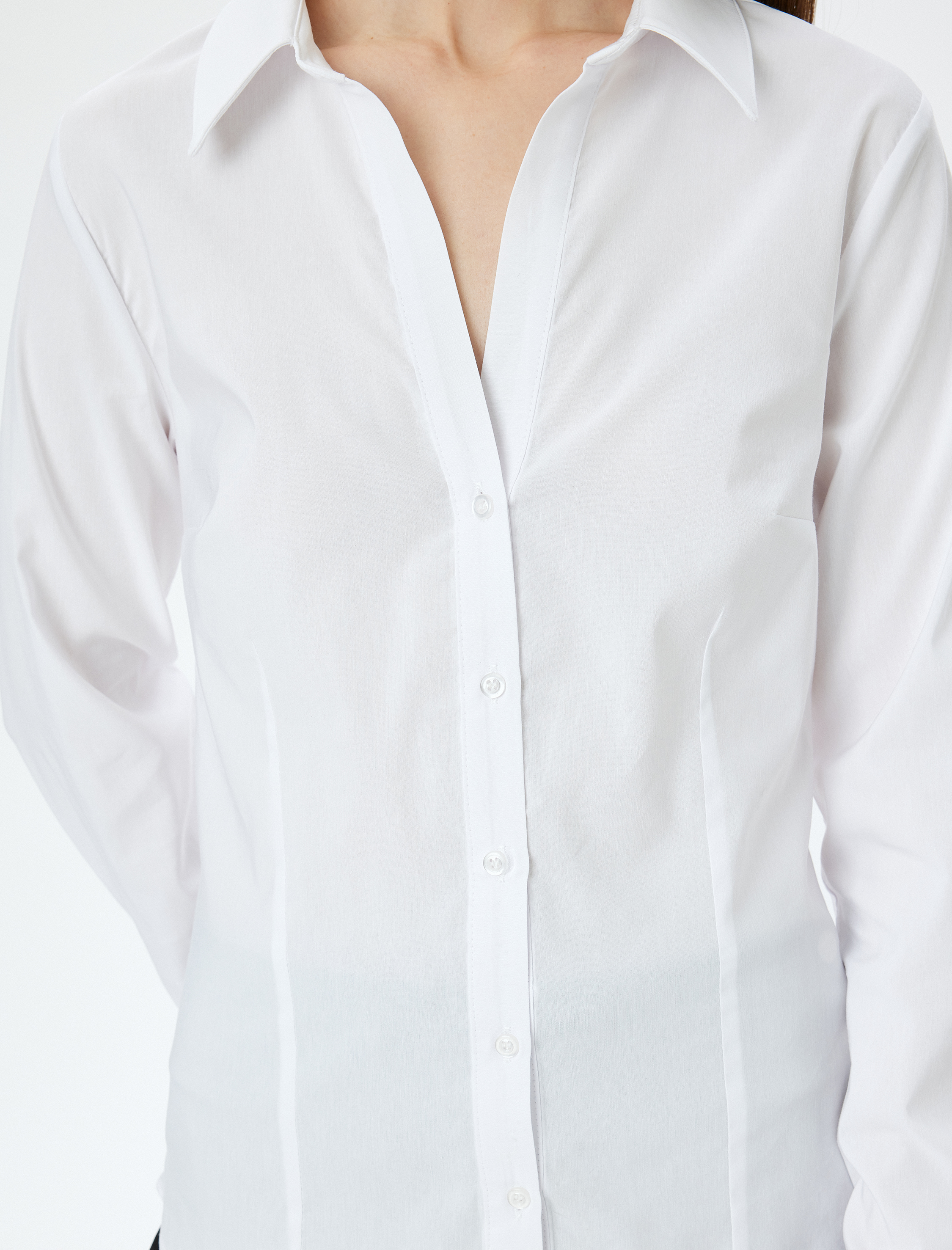   Klasik Yaka Uzun Kollu Slim Fit Gömlek