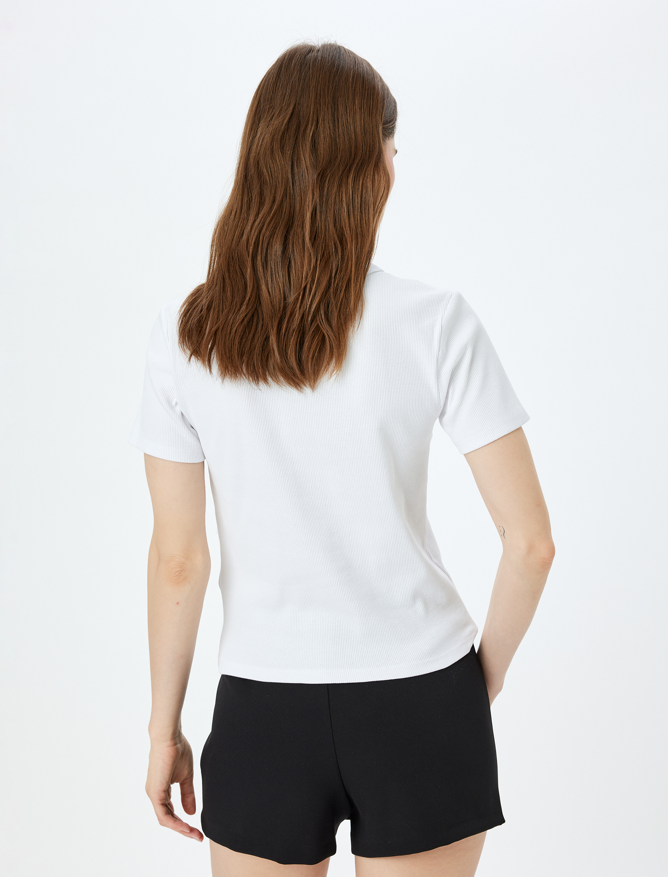   Pamuklu Slim Fit Kısa Kollu Bisiklet Yaka Baskılı Tişört