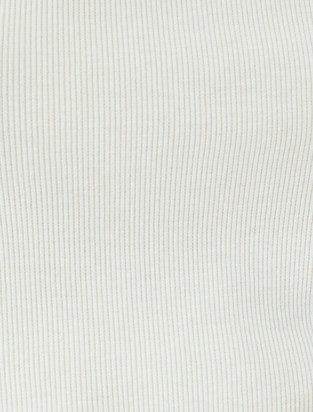 Slim Fit Dik Yaka Kolsuz Basic Tanktop_5