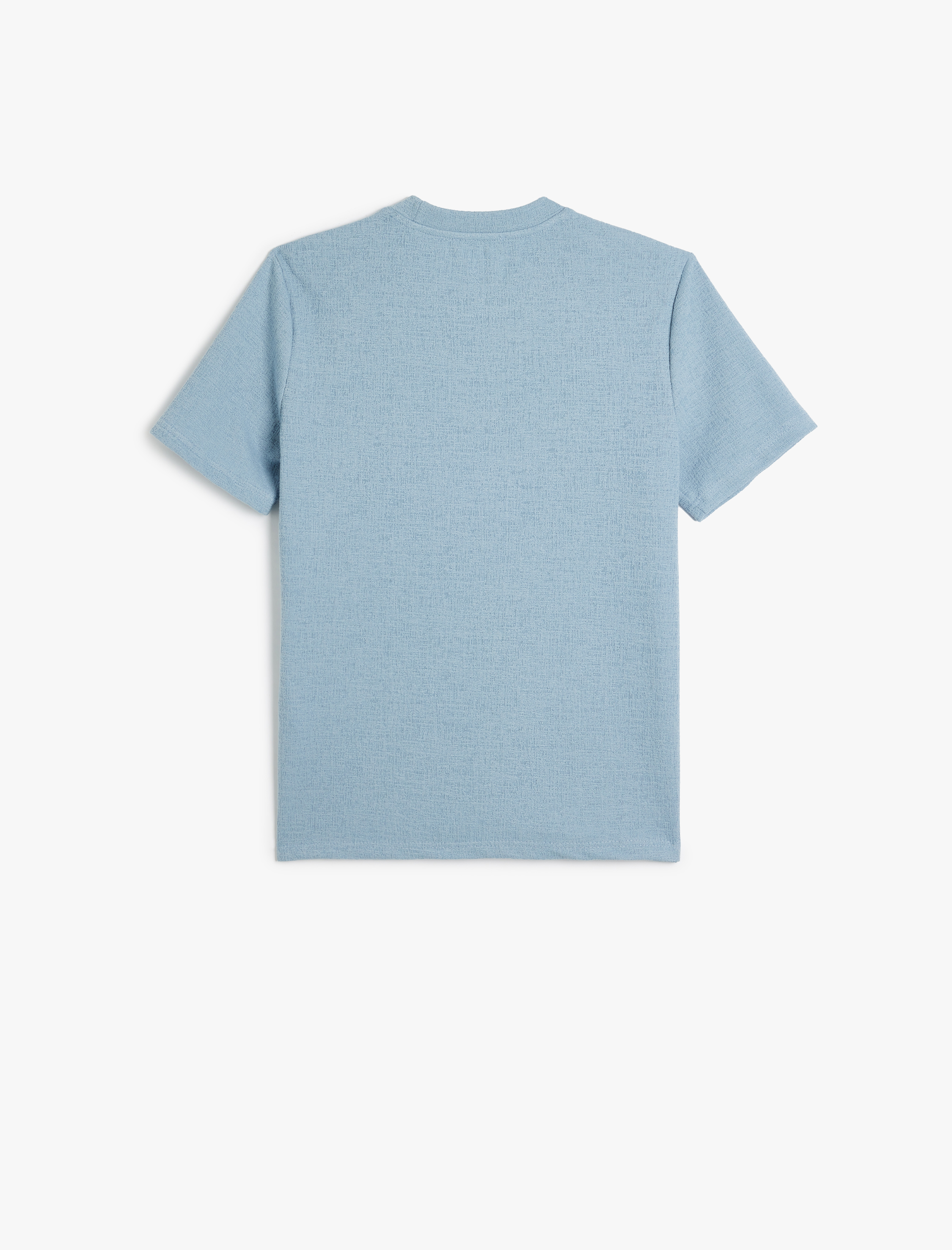   Kısa Kollu Pamuklu Regular Fit Bisiklet Yaka Tişört