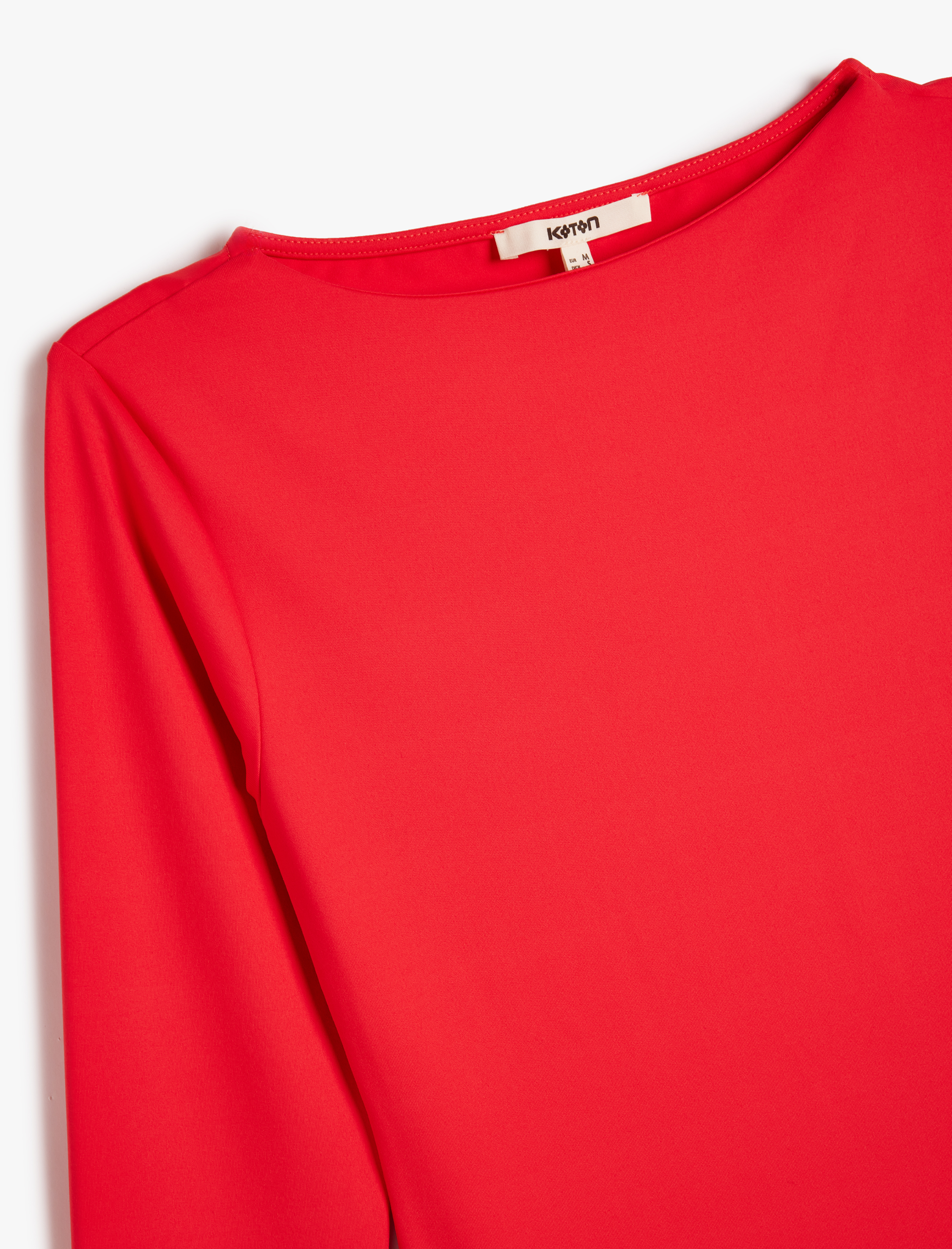 Çıt Çıt Kapamalı Bisiklet Yaka Uzun Kollu Body