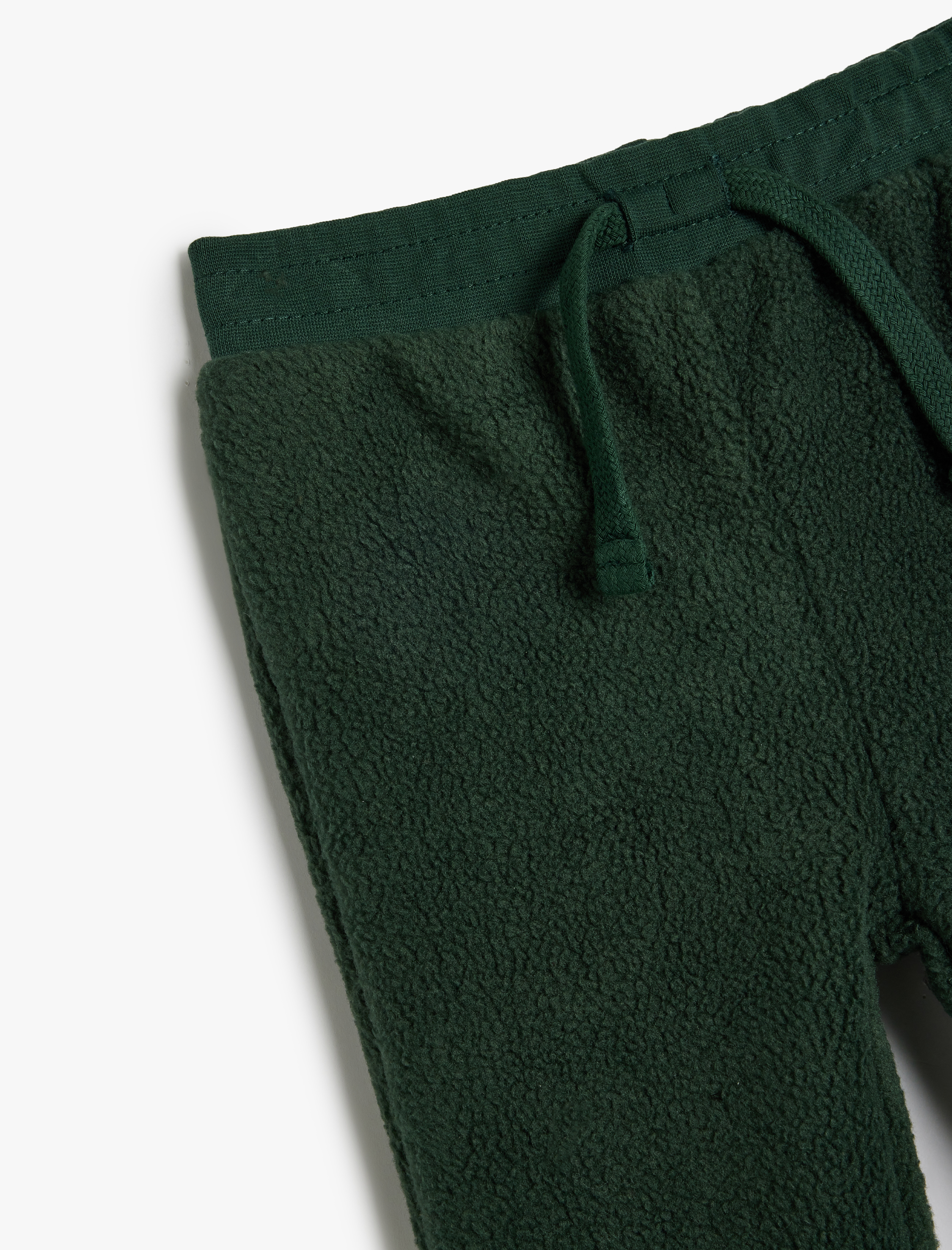 Erkek Bebek Beli Bağlamalı Basic Polar Jogger Eşofman Altı