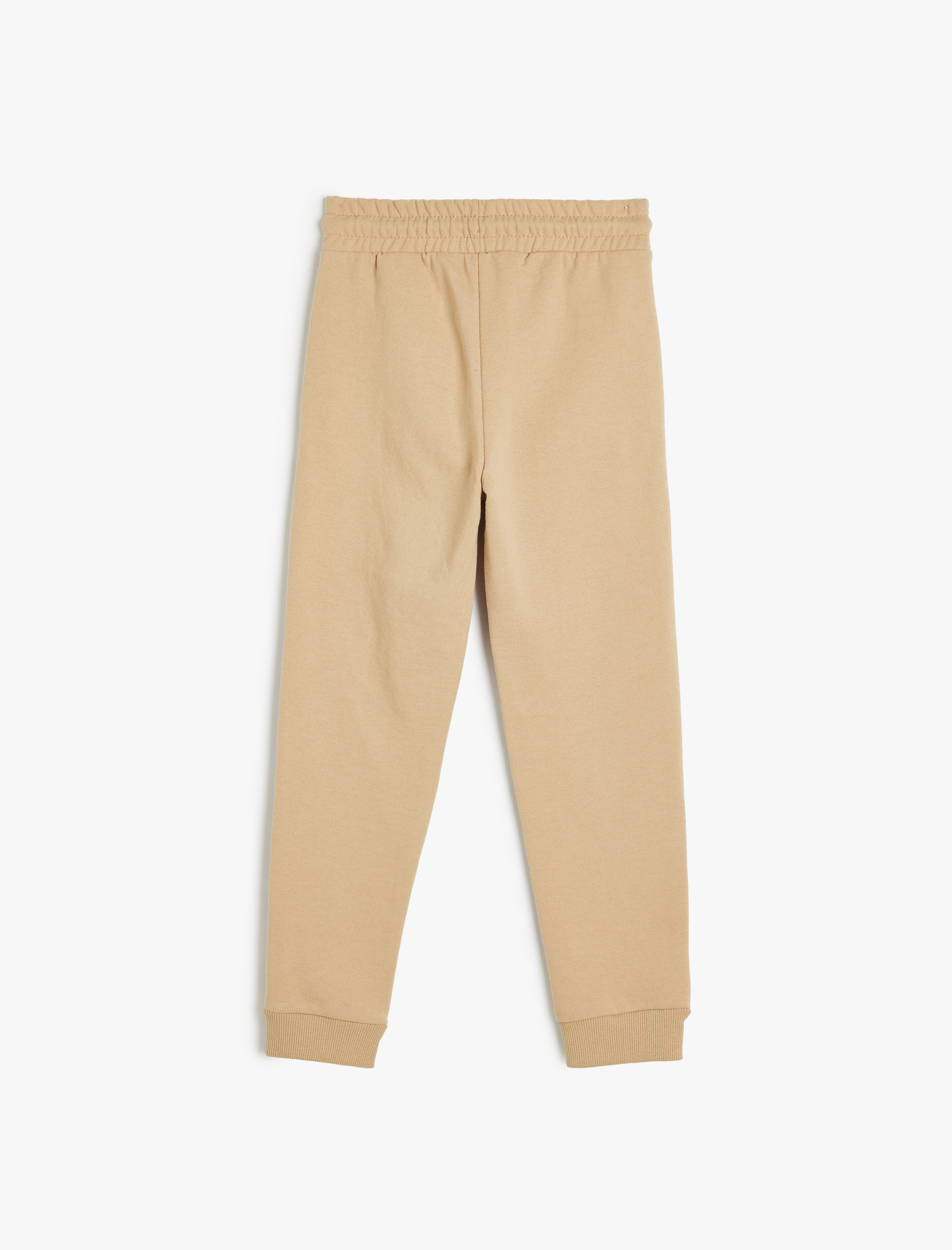  Erkek Çocuk Baskı Detaylı Şardonlu Jogger Eşofman Altı