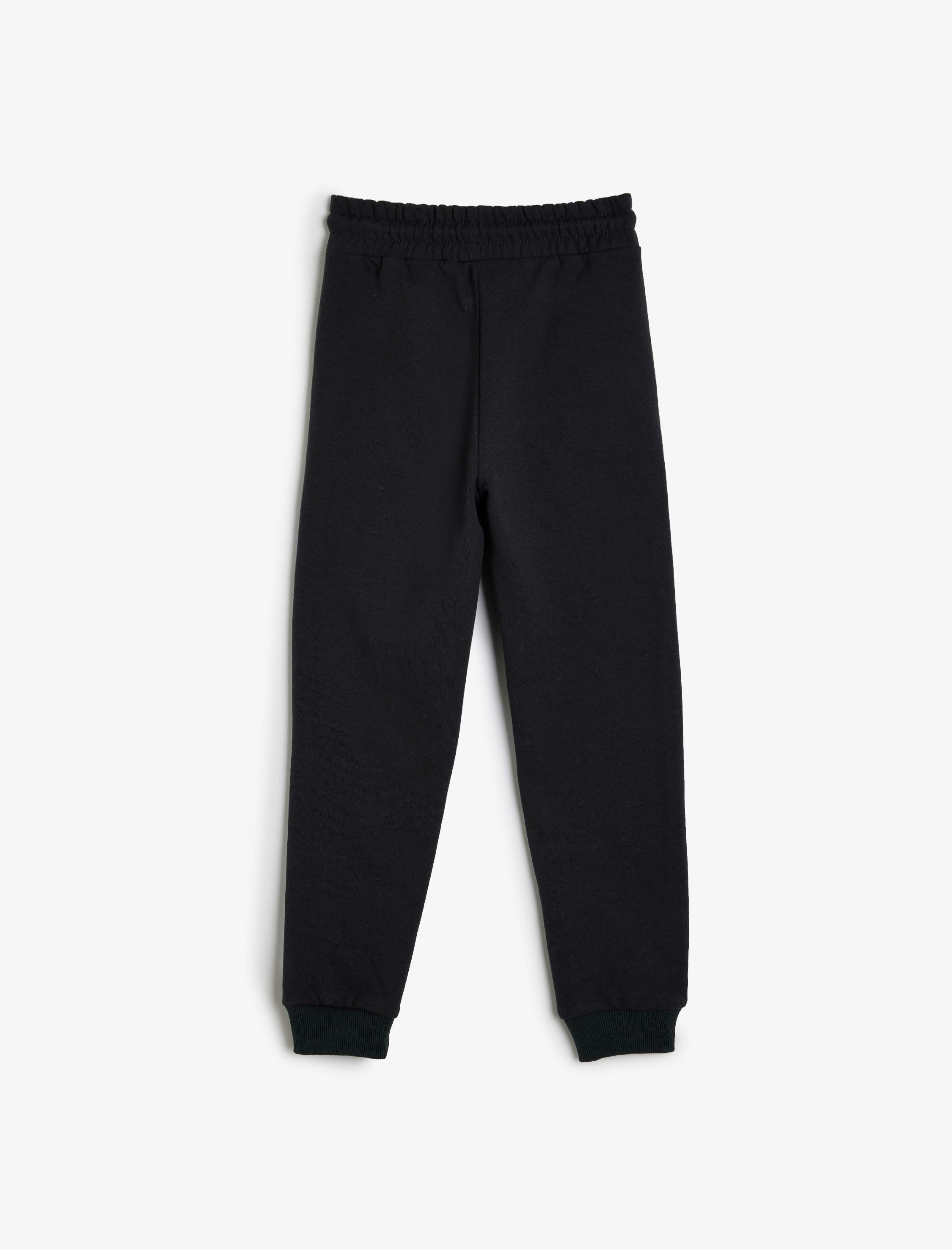  Erkek Çocuk Baskı Detaylı Şardonlu Jogger Eşofman Altı