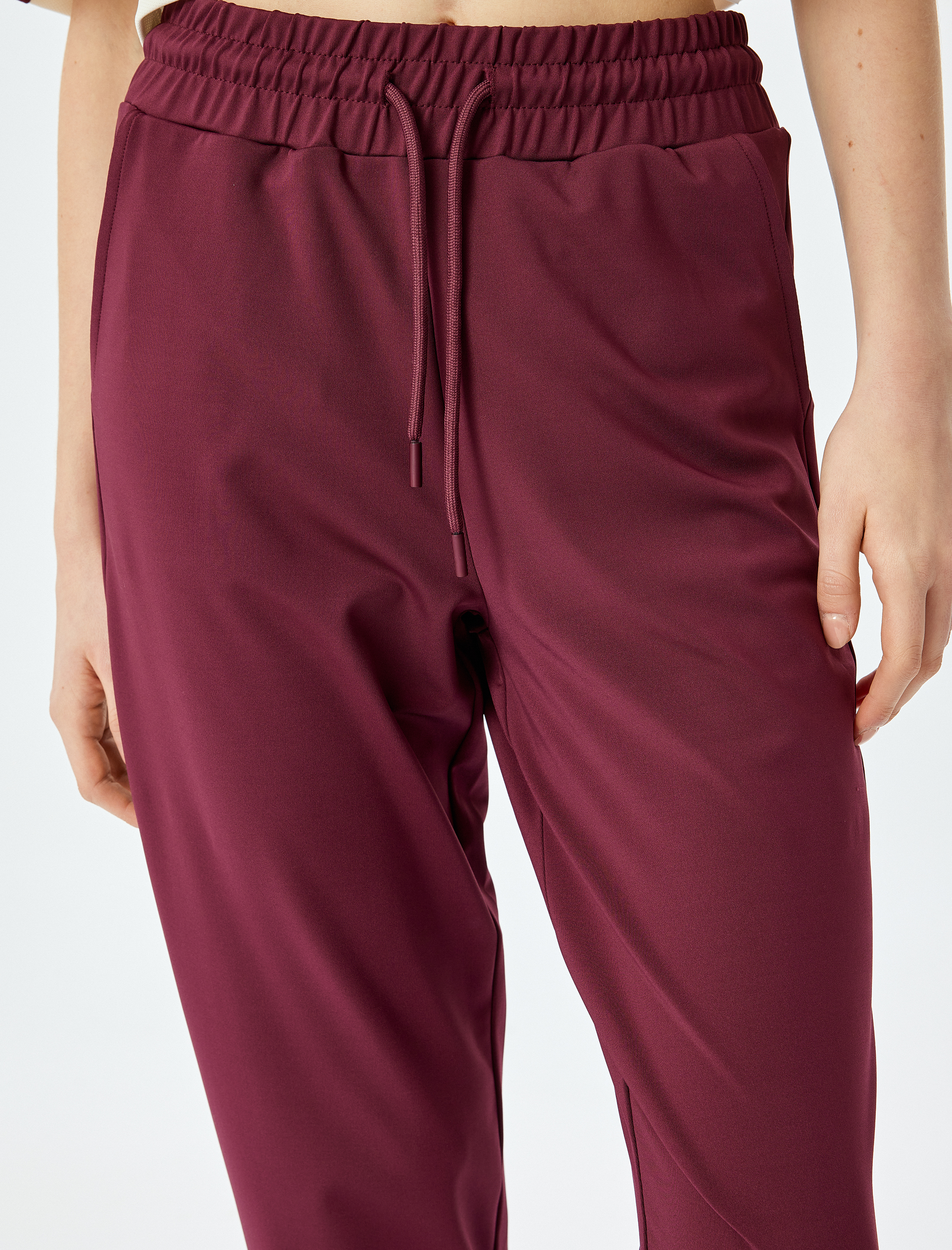 Beli Bağcıklı Ekstra Yüksek Bel Jogger Eşofman Altı