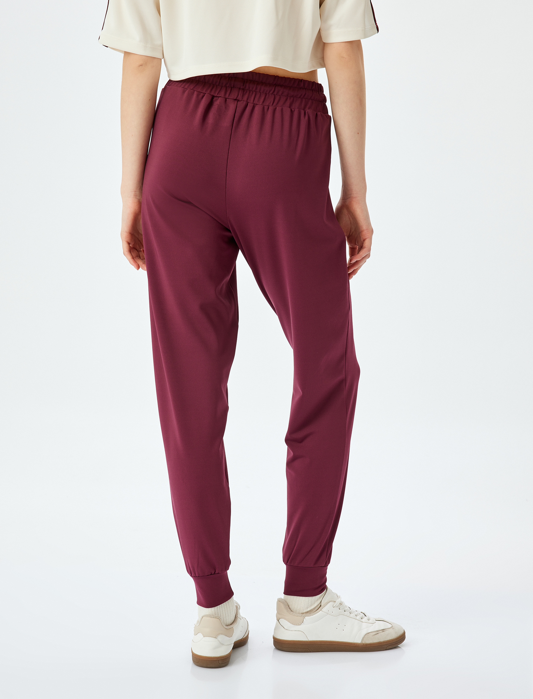 Beli Bağcıklı Ekstra Yüksek Bel Jogger Eşofman Altı