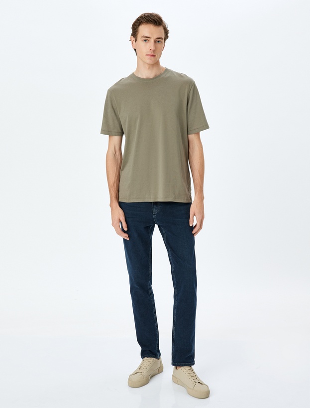 Normal Bel Cepli Slim Fit Kot Pantolon - Brad Jean_0