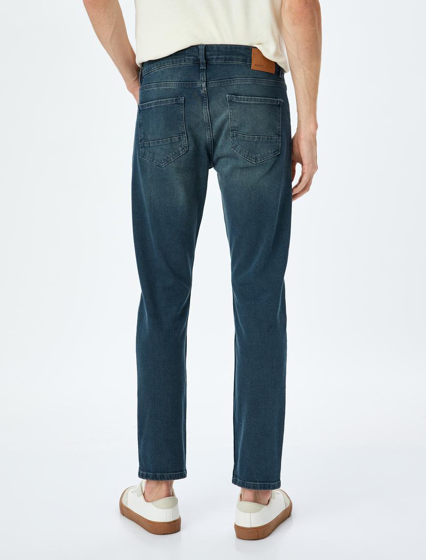   Normal Bel Slim Fit Kot Pantolon - Brad Jean