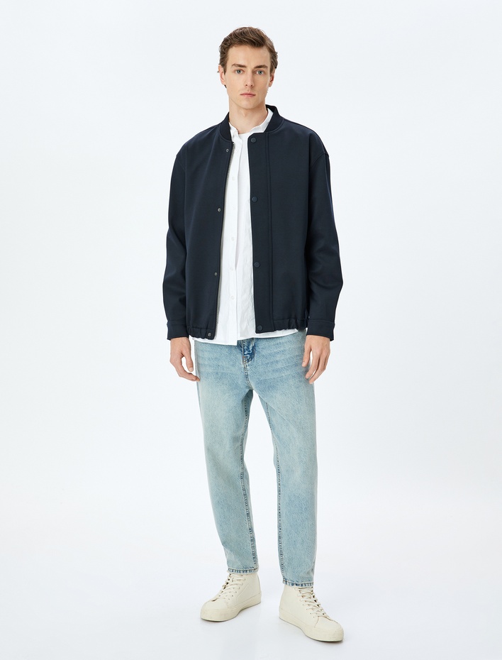  Normal Bel Loose Fit Kot Pantolon - Steve Jean