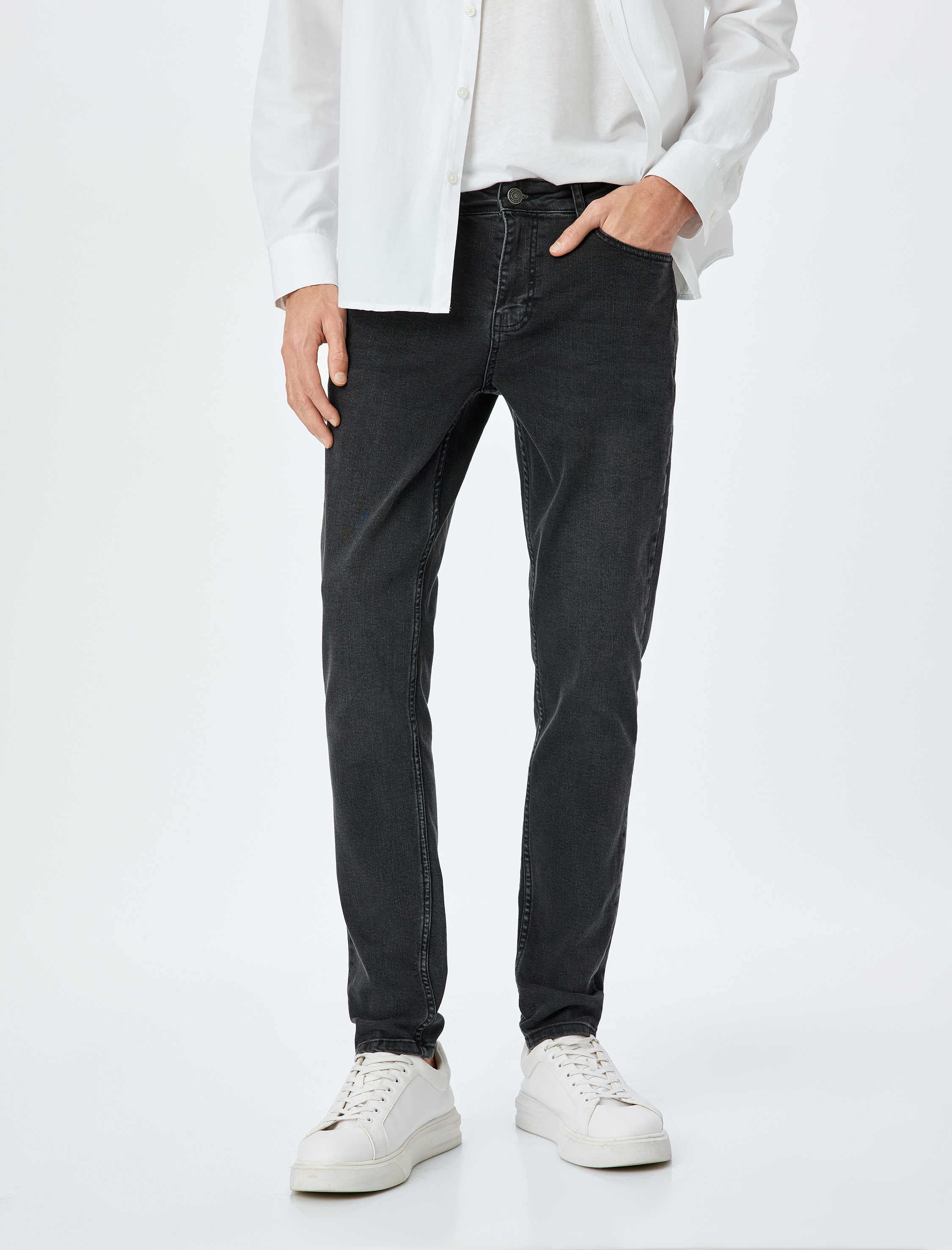   Normal Bel Skinny Fit Kot Pantolon - Michael Jean