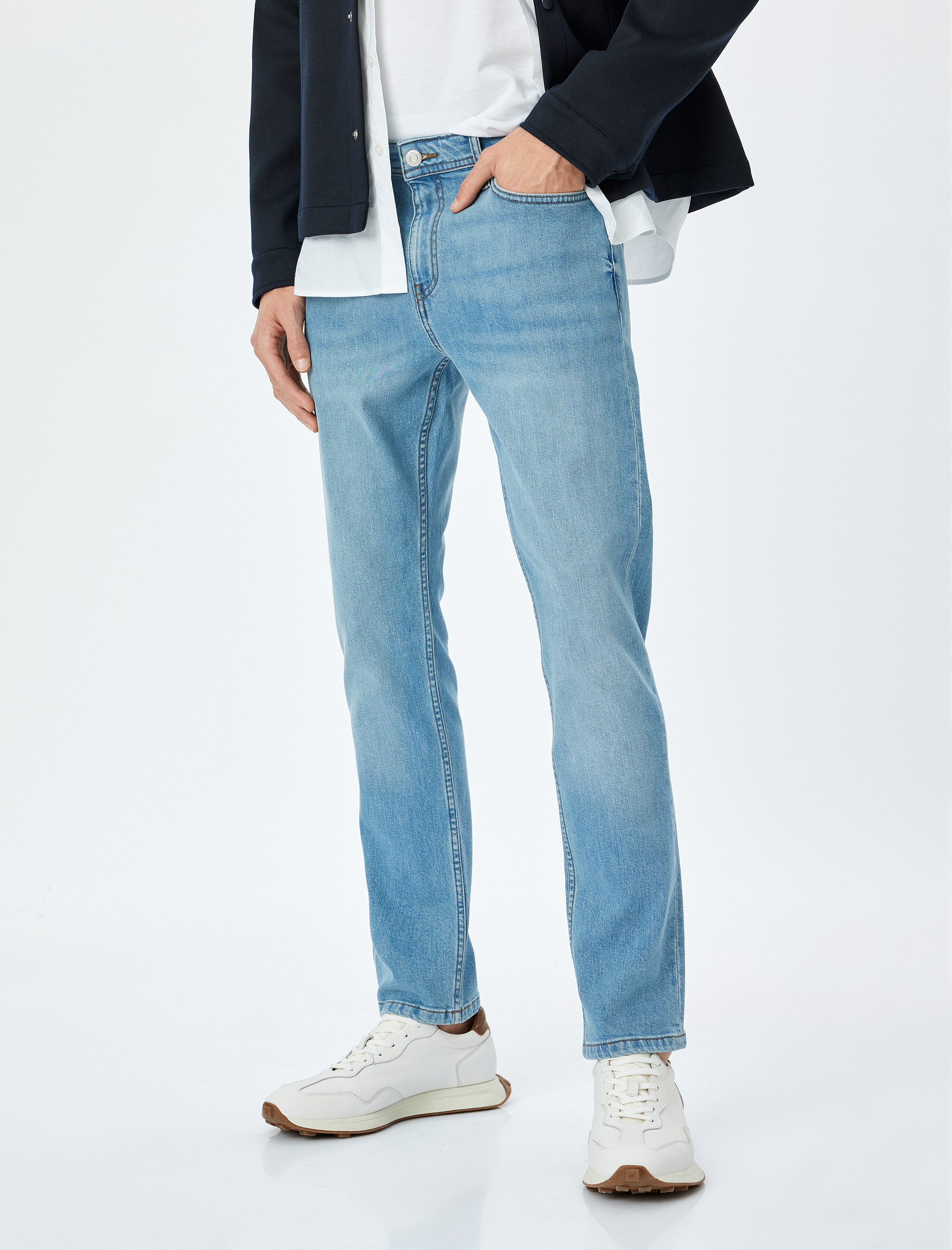 Normal Bel Slim Fit Kot Pantolon - Brad Jean