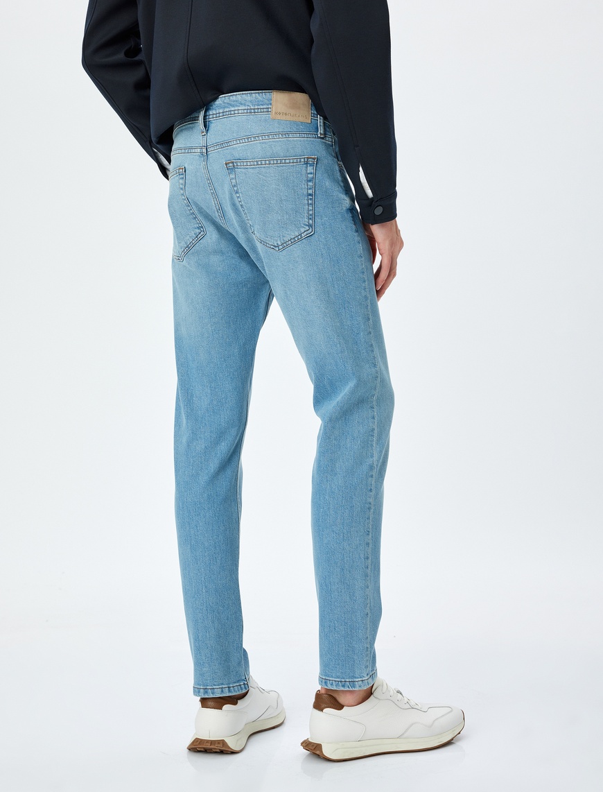   Normal Bel Slim Fit Kot Pantolon - Brad Jean