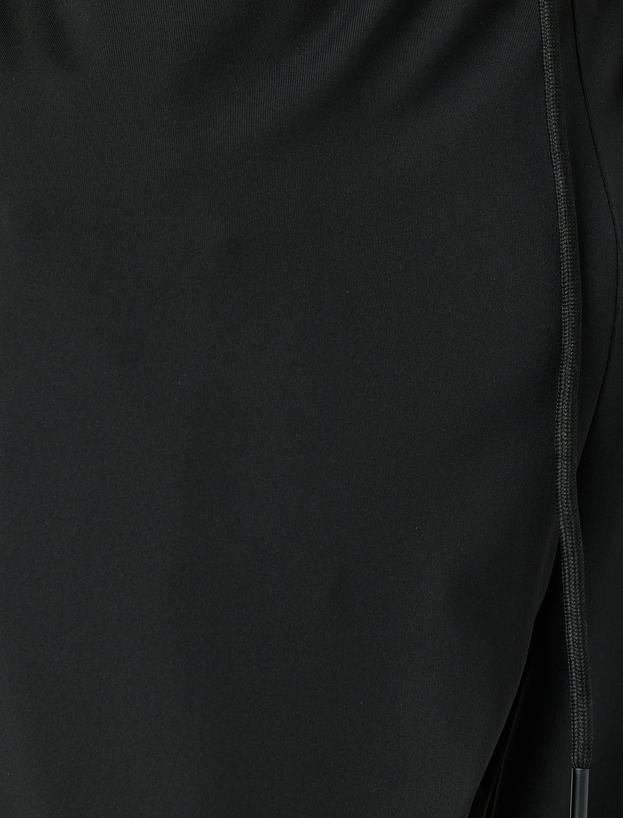 Dikiş Detaylı Beli Bağcıklı Jogger Spor Eşofman Altı_5