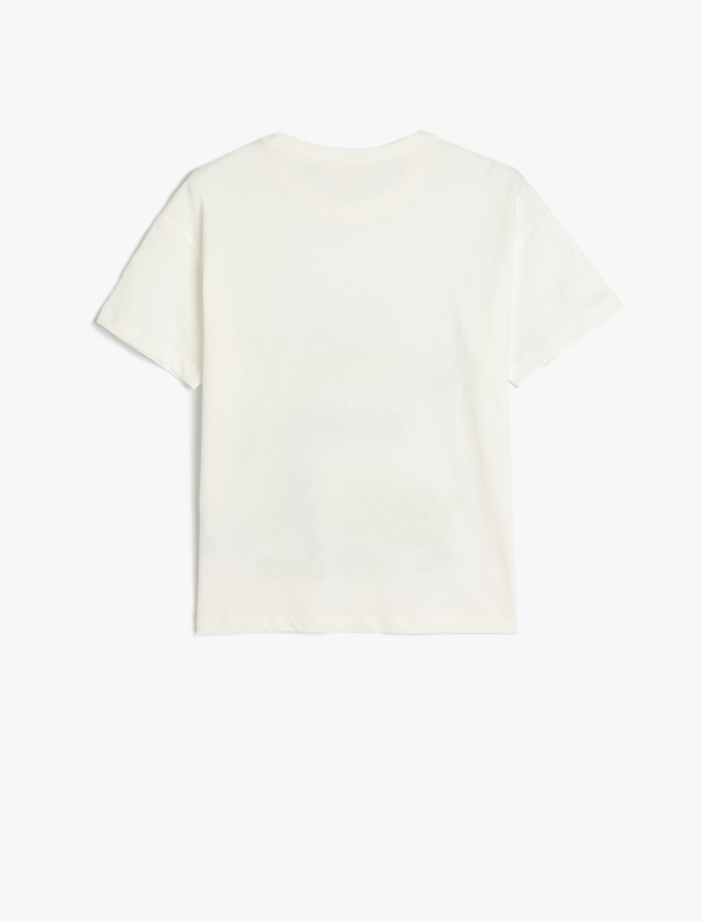  Erkek Çocuk Grafiti Baskılı Kısa Kollu Bisiklet Yaka Oversize Tişört