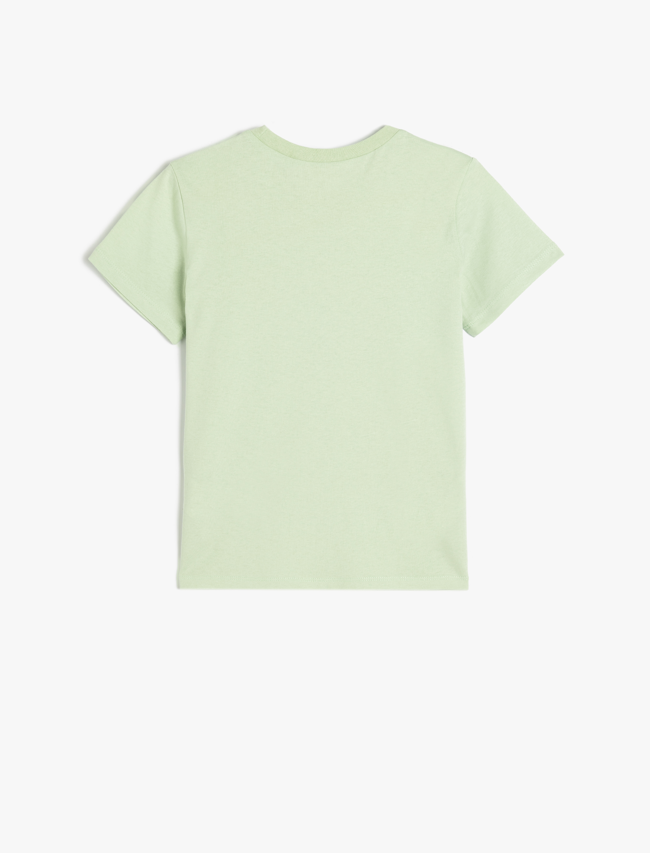  Erkek Çocuk Bisiklet Yaka Sörf Baskılı Pamuklu Tişört