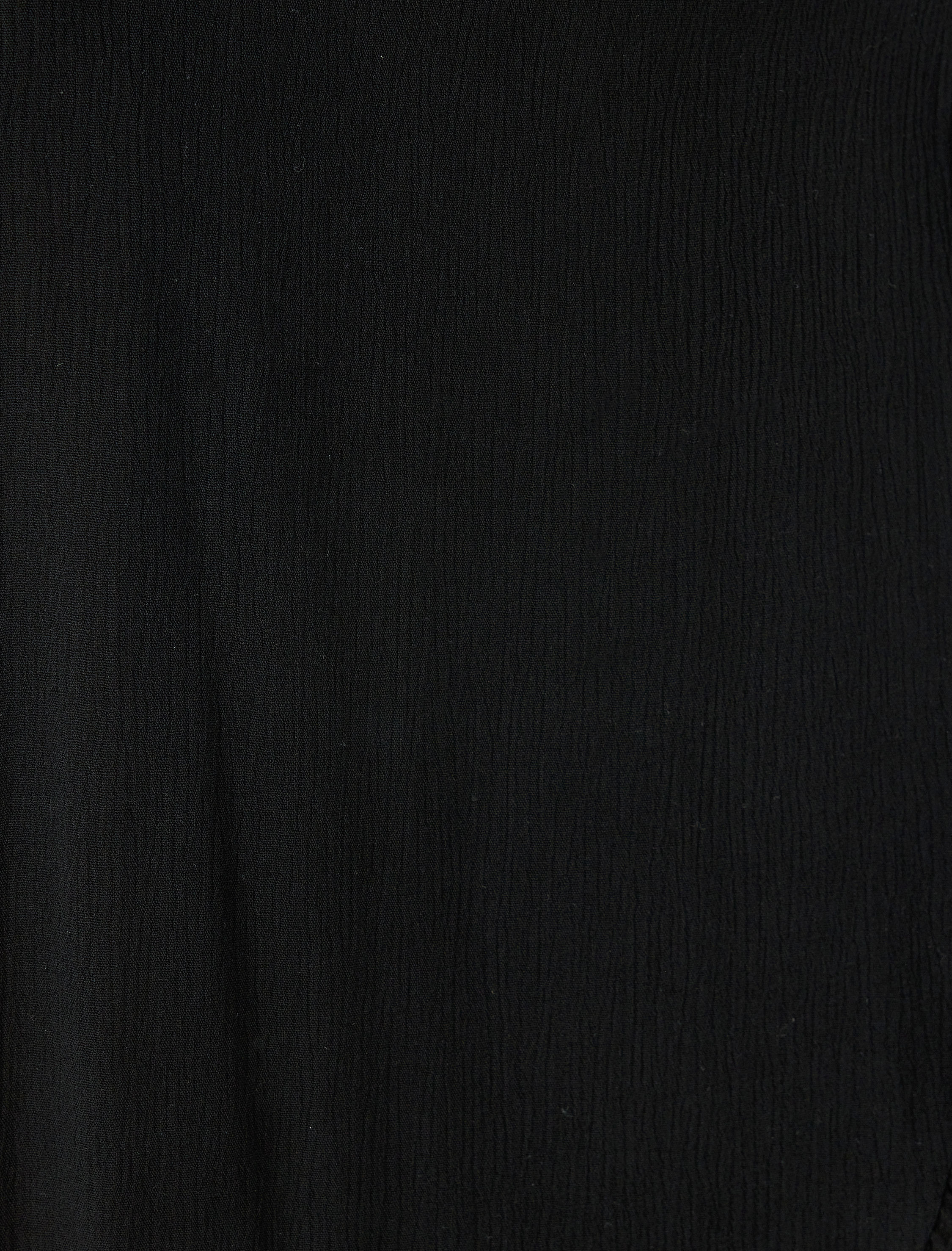   Midi Boy Viskon Kruvaze Fırfırlı Etek