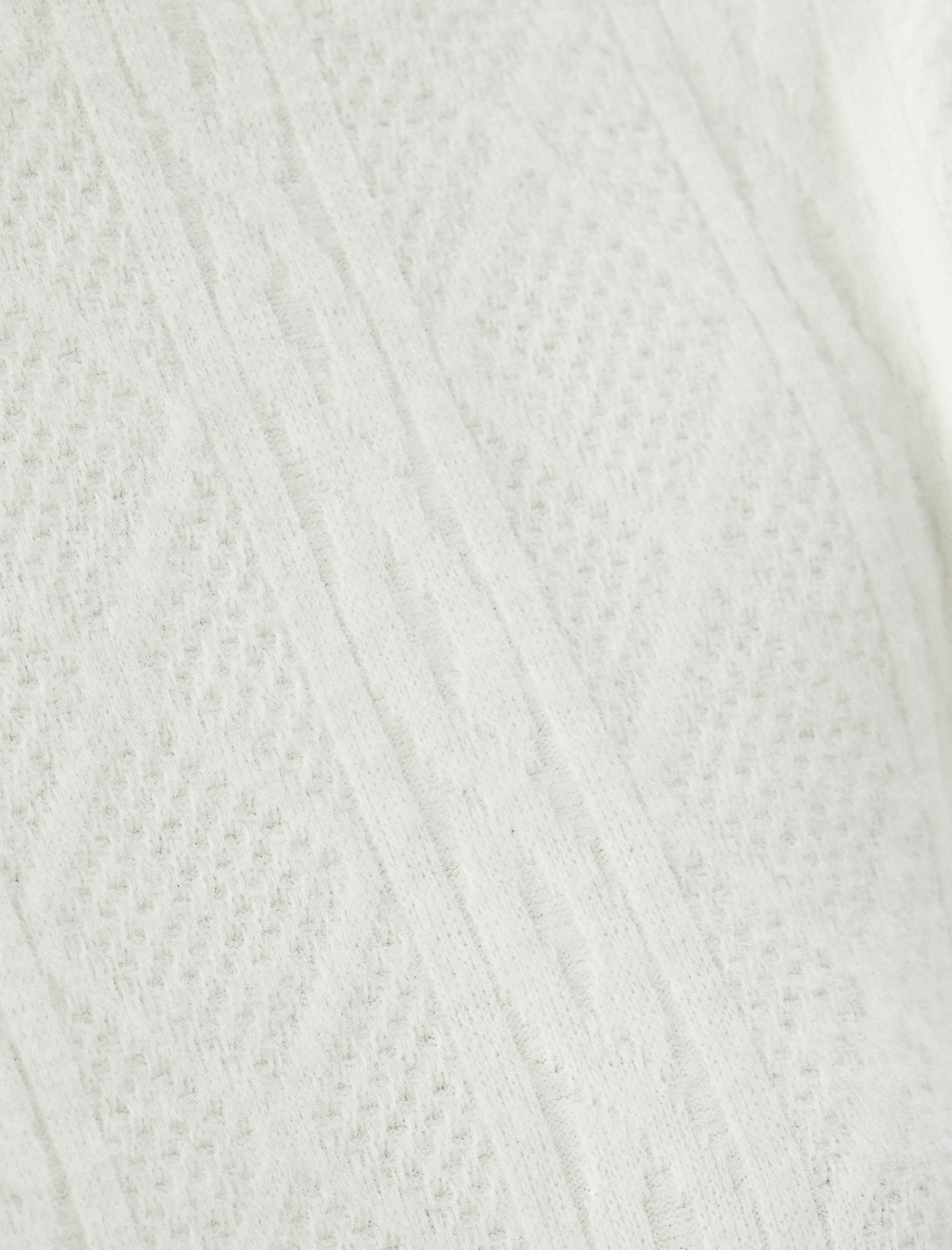 Slim Fit Dik Yaka Uzun Kollu Dokulu Body