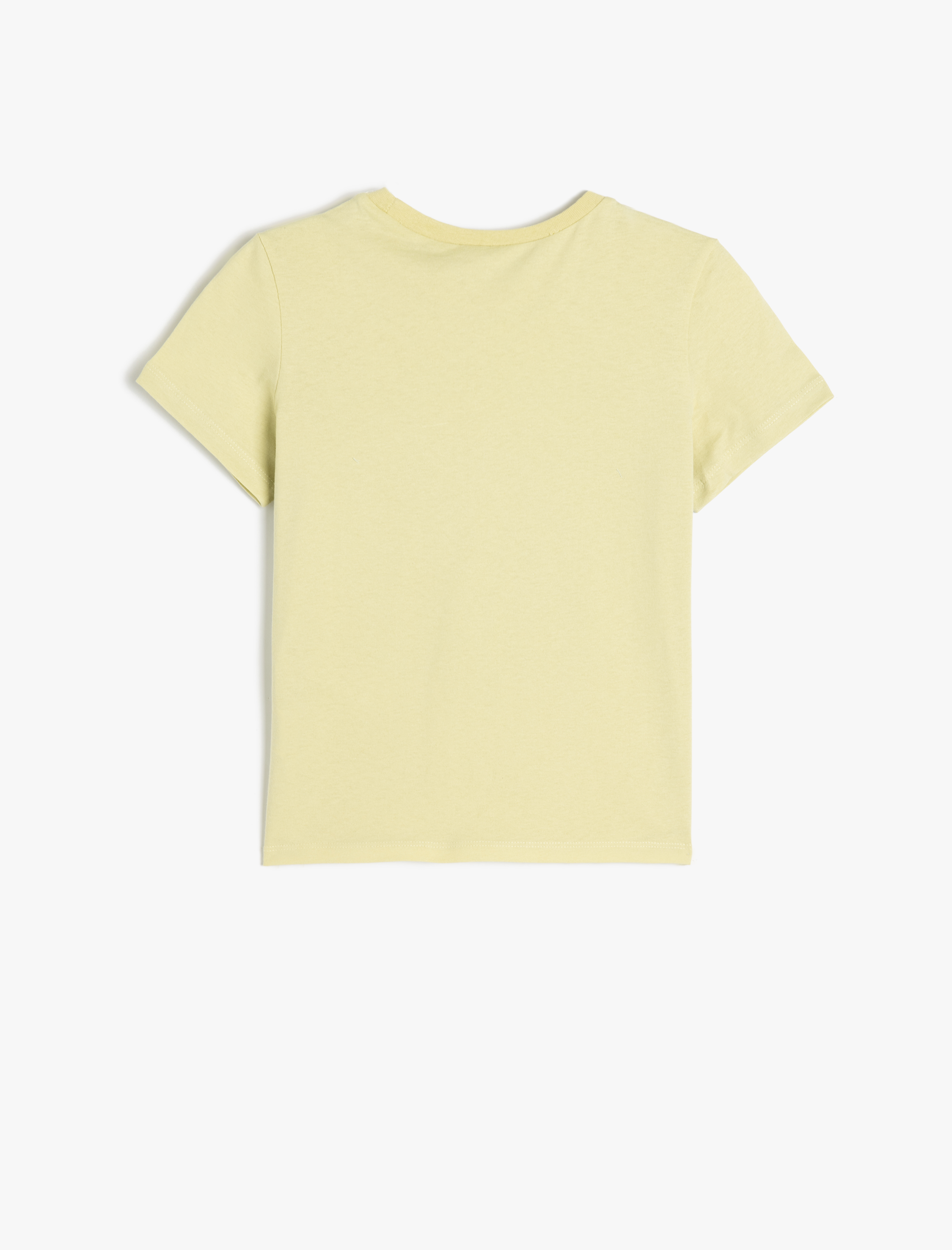  Erkek Çocuk Dinozor Baskılı Bisiklet Yaka Kısa Kollu Pamuklu Tişört