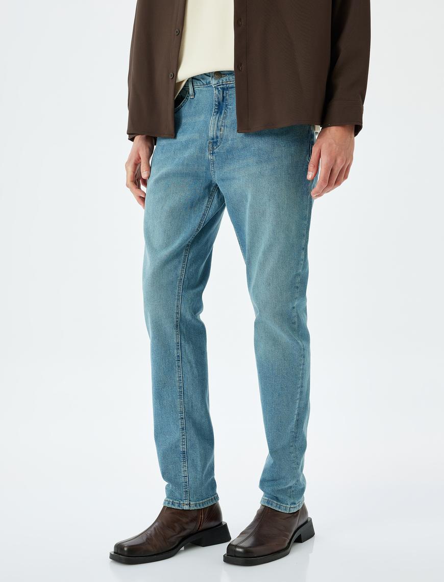   Slim Fit Kot Pantolon - Brad Jean