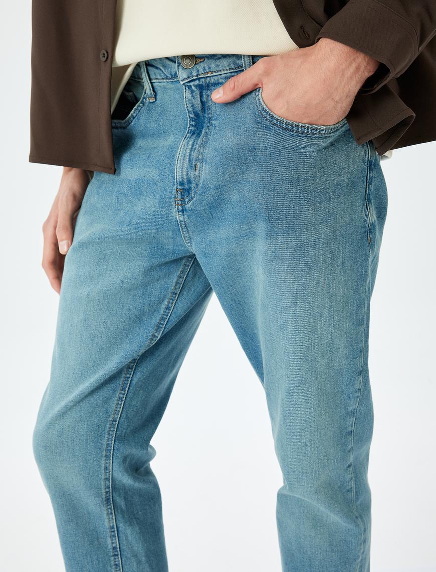   Slim Fit Kot Pantolon - Brad Jean