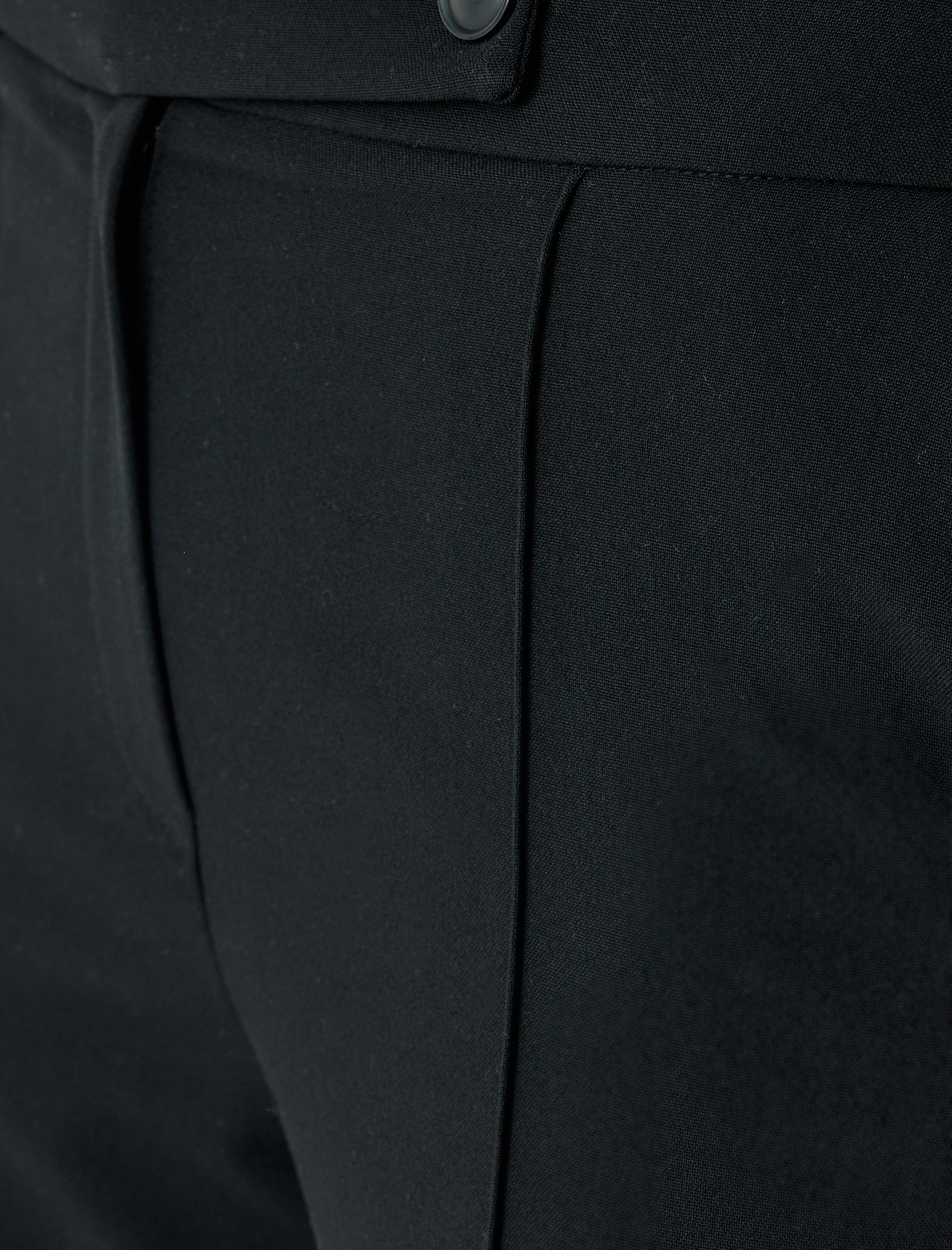   Cepli Nervür Detaylı Düz Paça Kumaş Pantolon