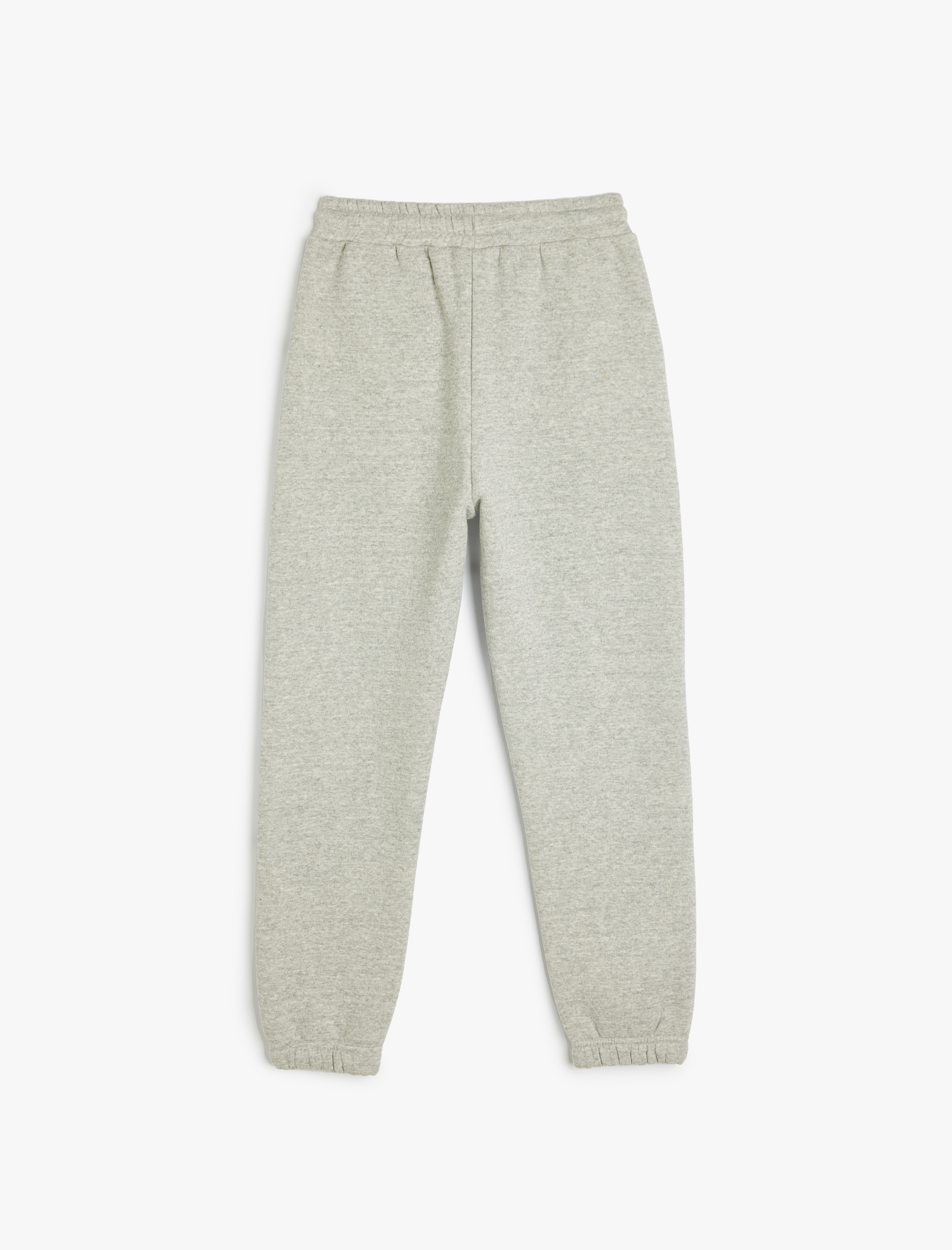  Erkek Çocuk Cep Detaylı Beli Bağlamalı Baskılı Şardonlu Jogger Eşofman Altı