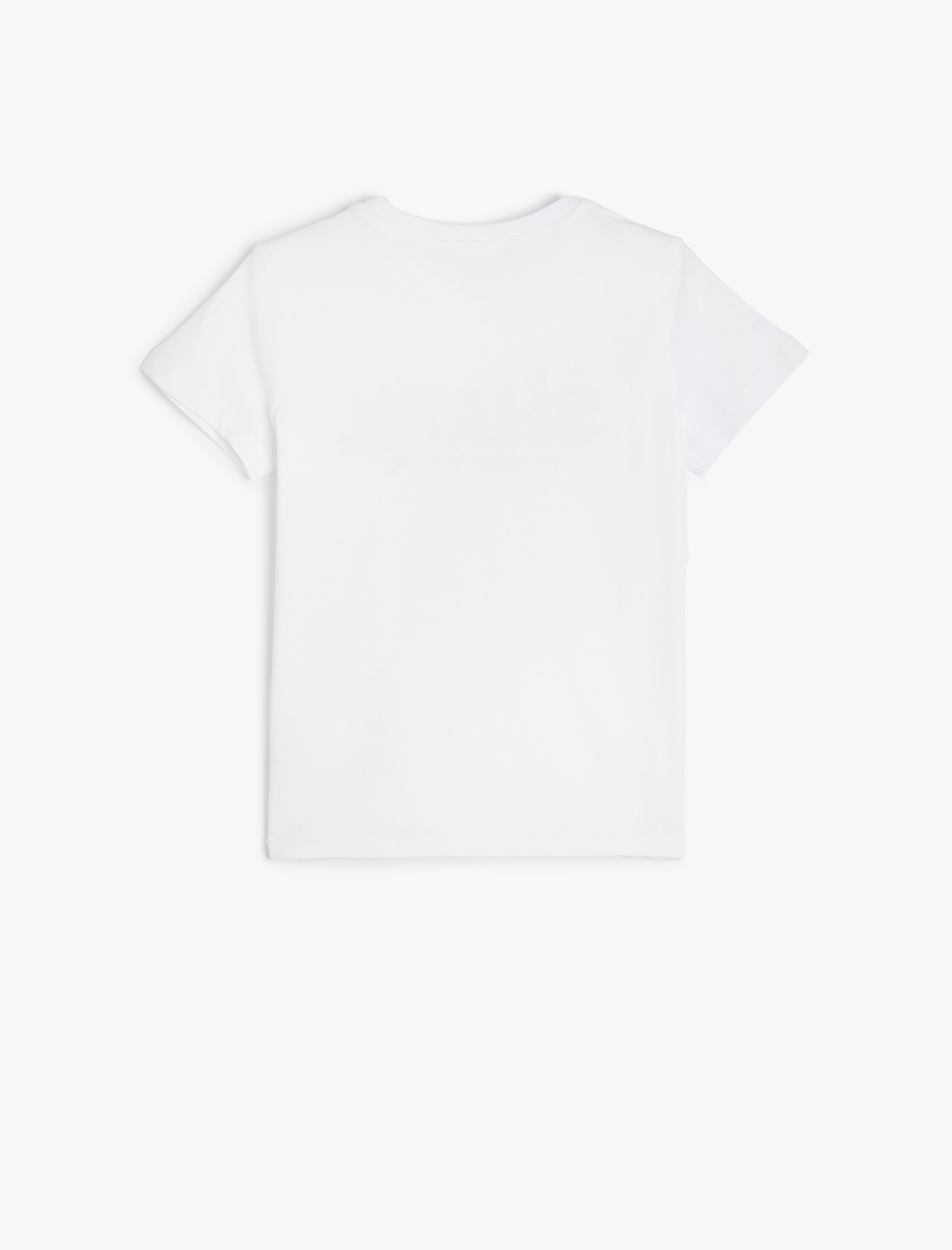  Erkek Çocuk Köpekbalığı Temalı Baskı Detaylı Kısa Kollu Pamuklu Tişört