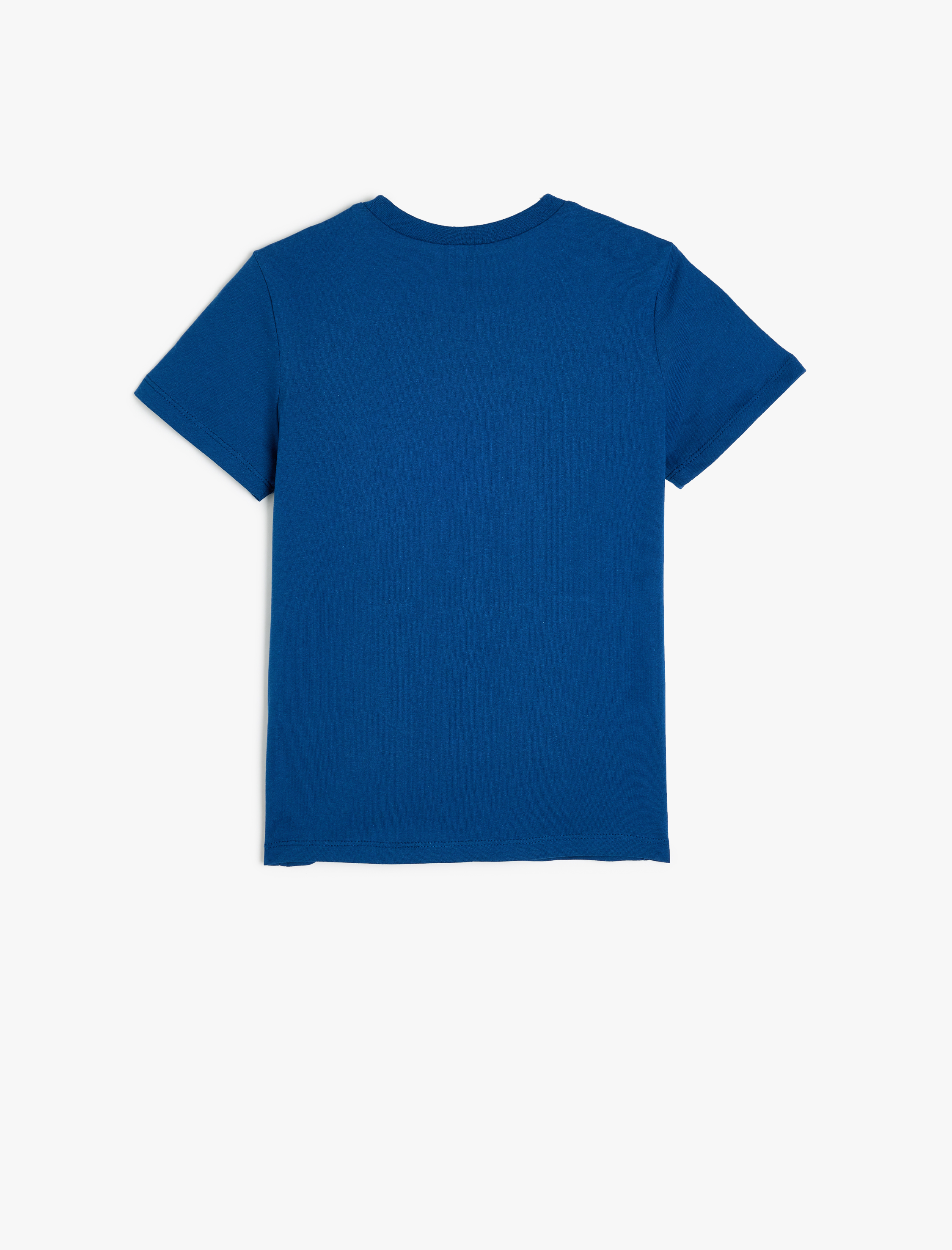 Erkek Çocuk Kaykay Temalı Bisiklet Yaka Kısa Kollu Pamuklu Tişört