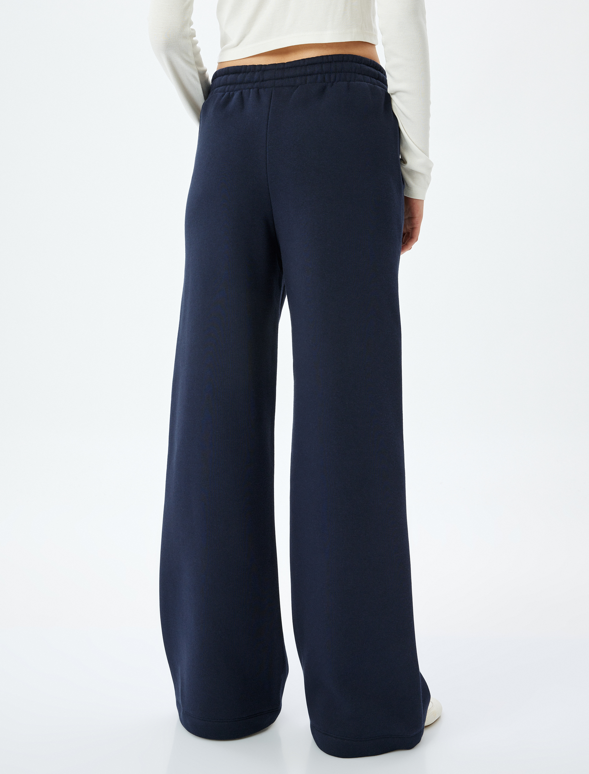   Şardonlu Cep Detaylı Rahat Kalıp Beli Lastikli Eşofman Altı