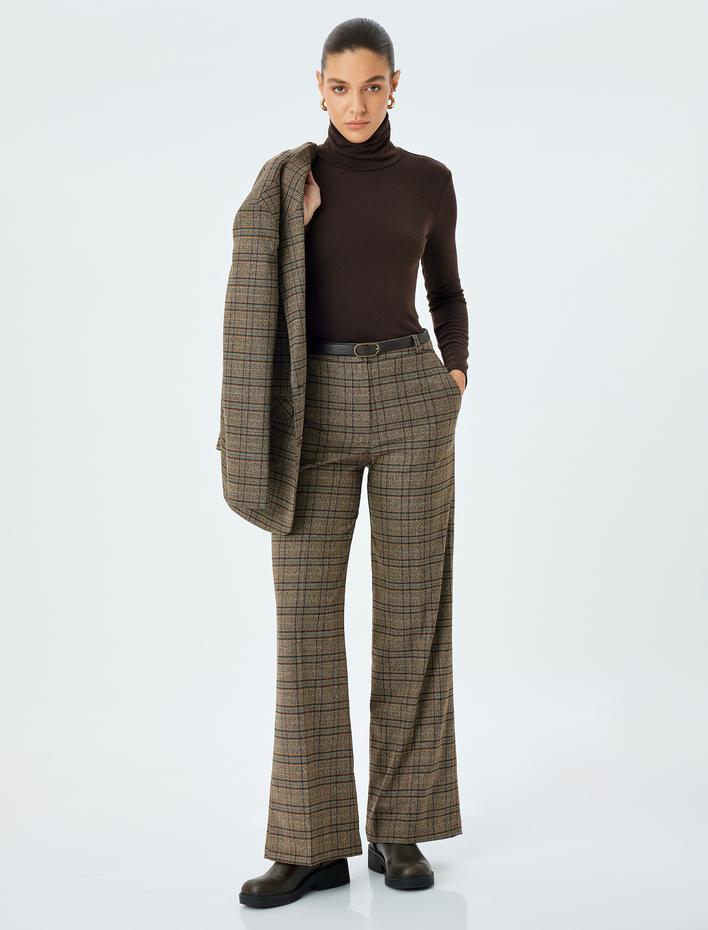  Koton X Melis Ağazat - Slim Fit Uzun Kollu Balıkçı Yaka Tişört