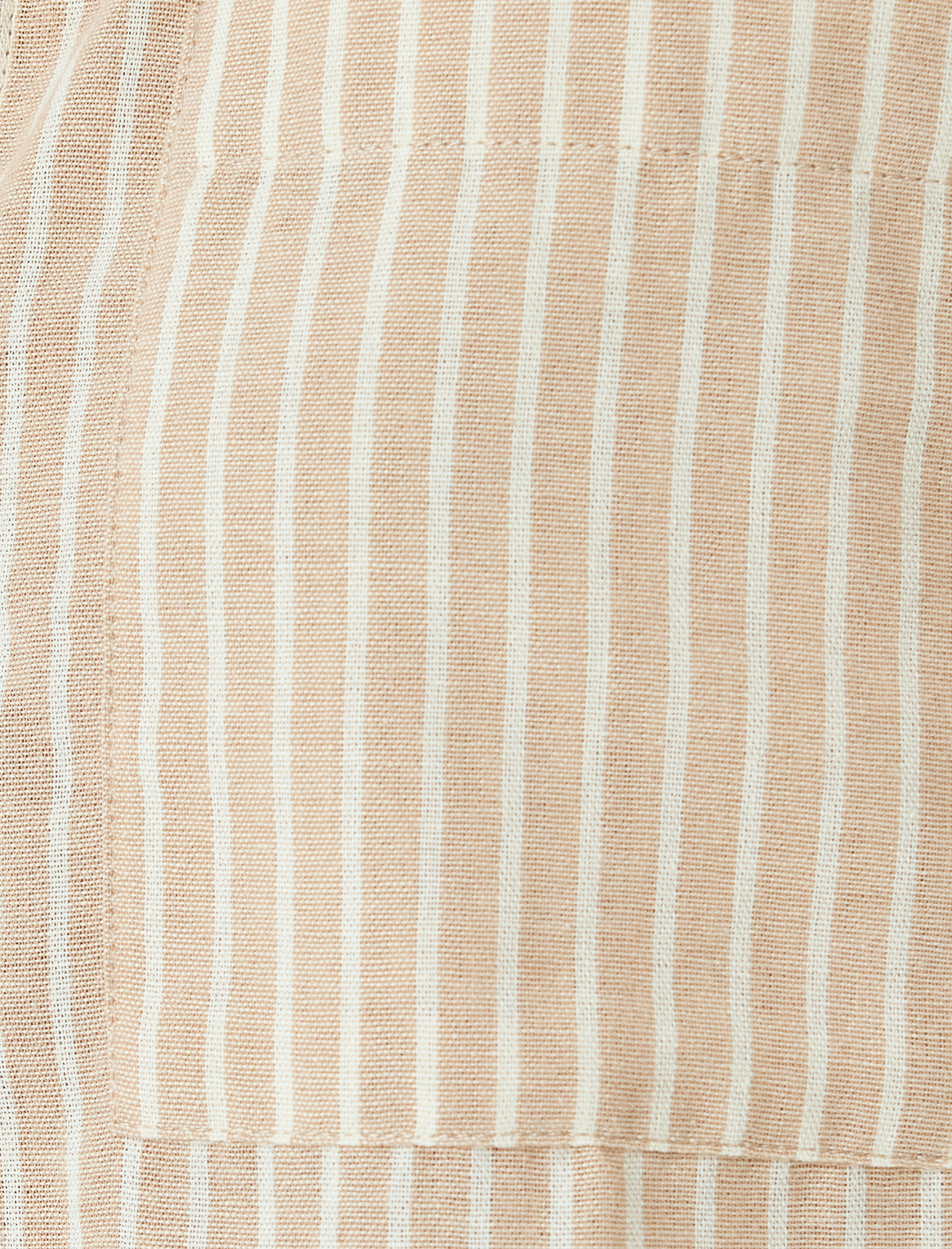   Tek Cep Detaylı Kısa Kollu Çizgili Crop Gömlek