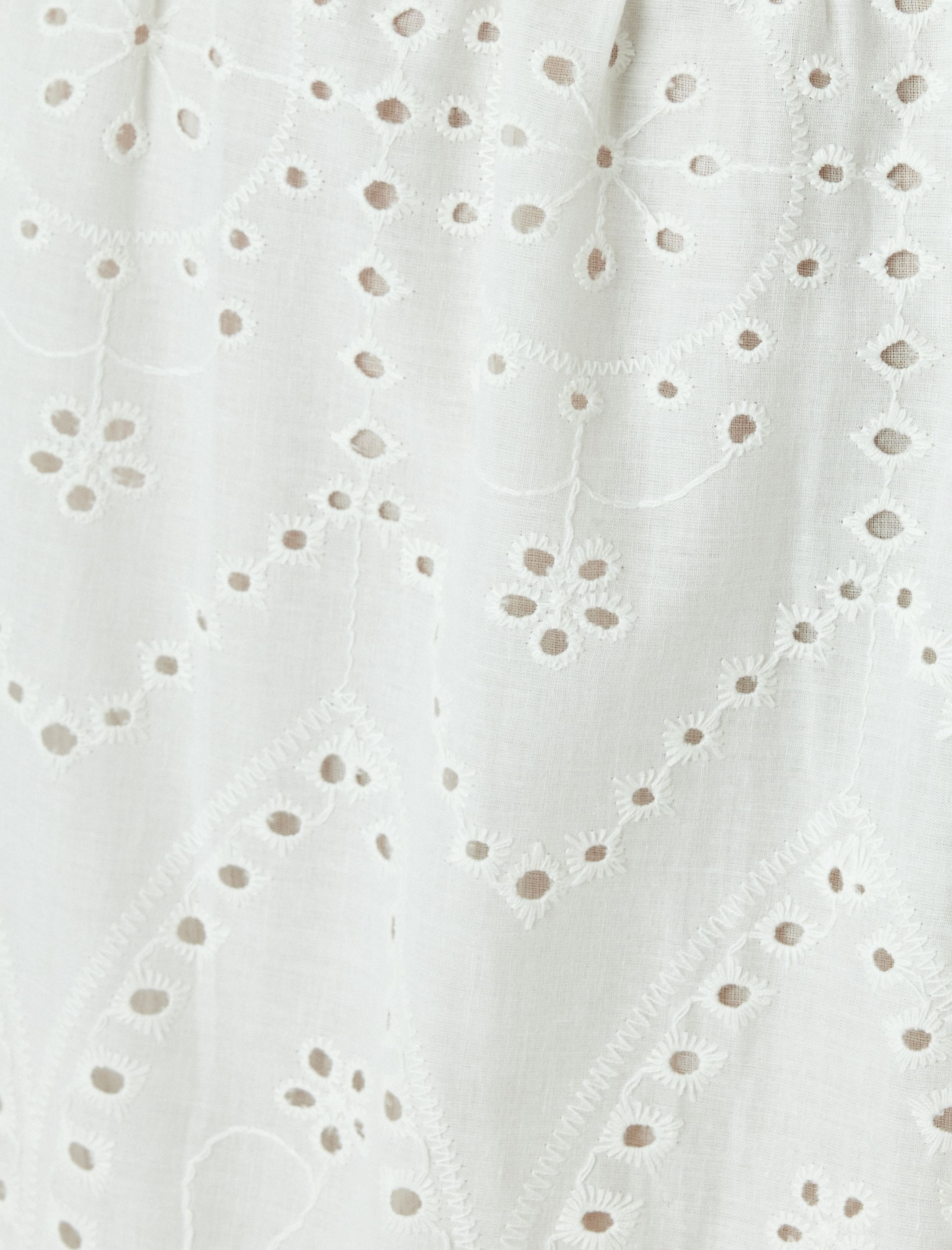   Pamuklu İnce Askılı Fırfırlı Uzun Fisto Elbise