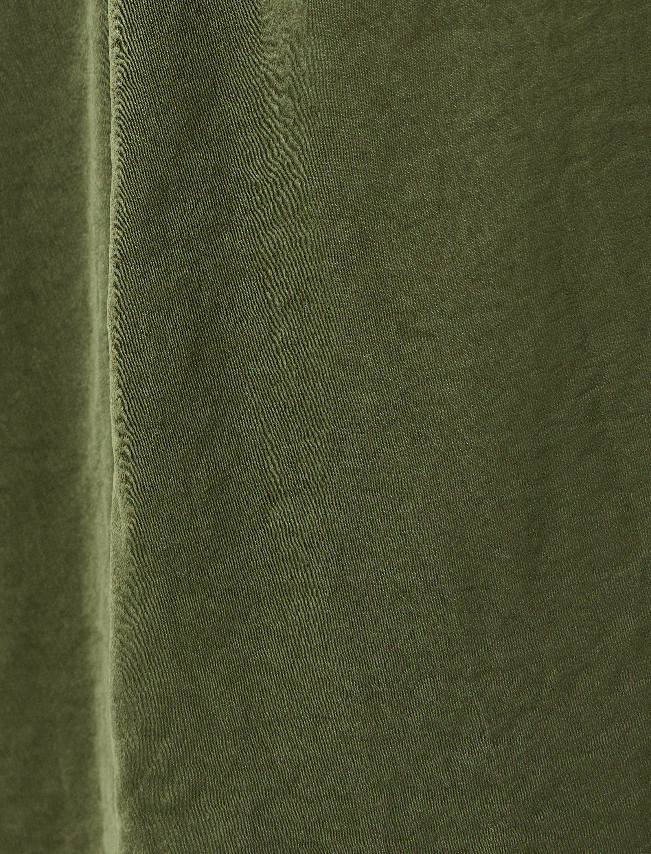   Bel Bağlamalı Lastikli Cepli Saten Palazzo Pantolon