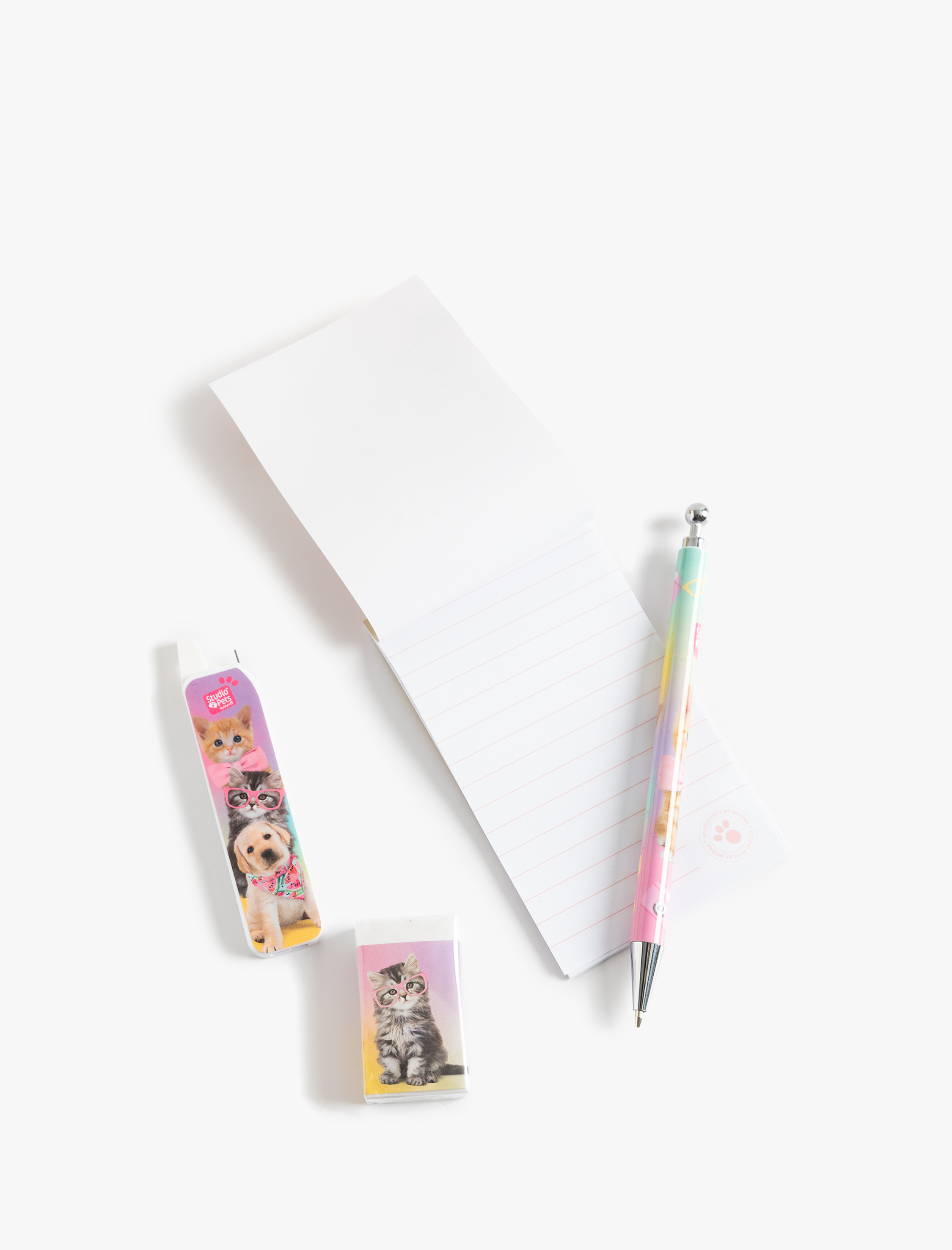  Kadın Studio Pets Not Defteri ve Kalem Seti