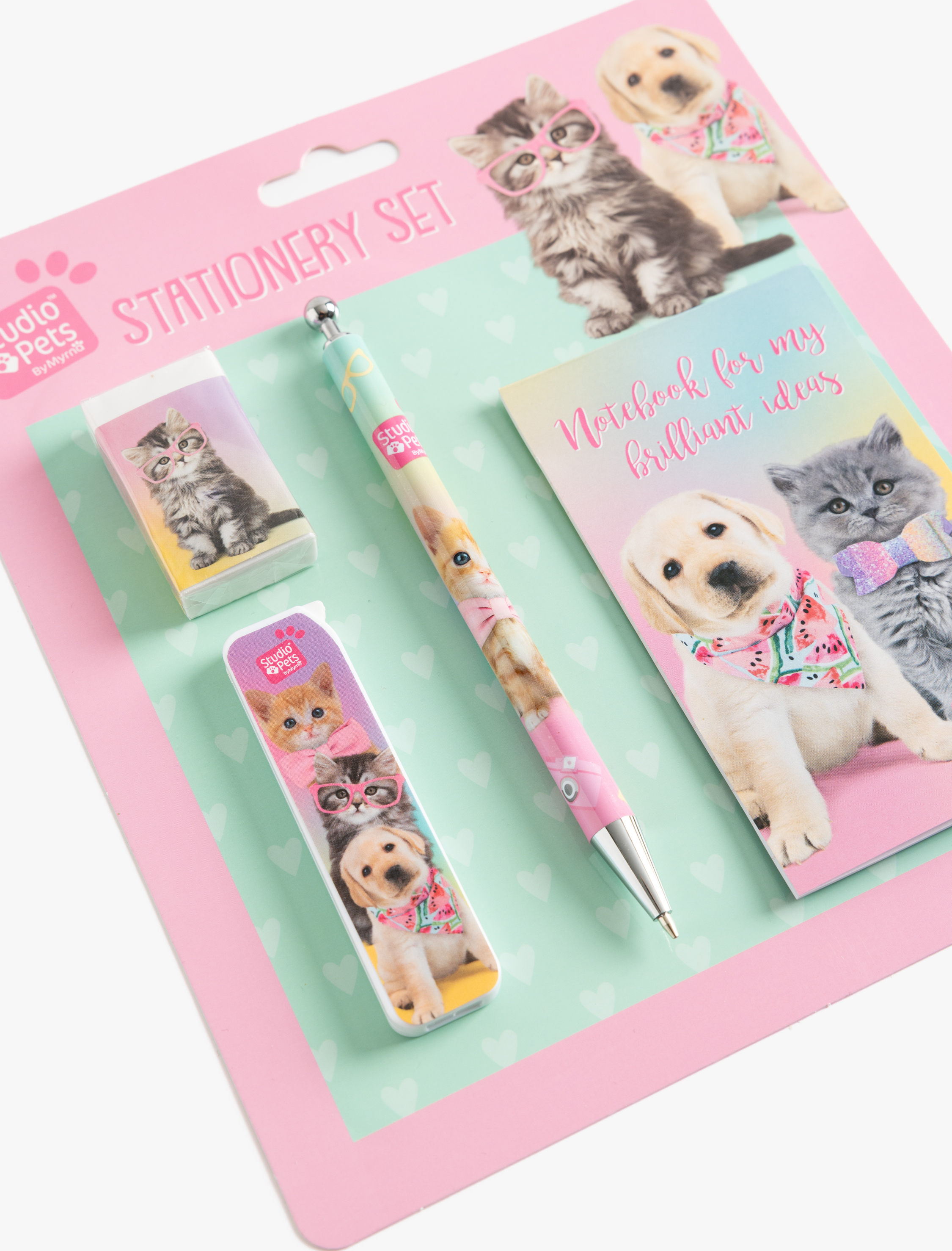  Kadın Studio Pets Not Defteri ve Kalem Seti