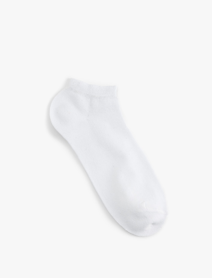 Erkek Pamuk Karışımlı 5'li Patik Çorap Seti