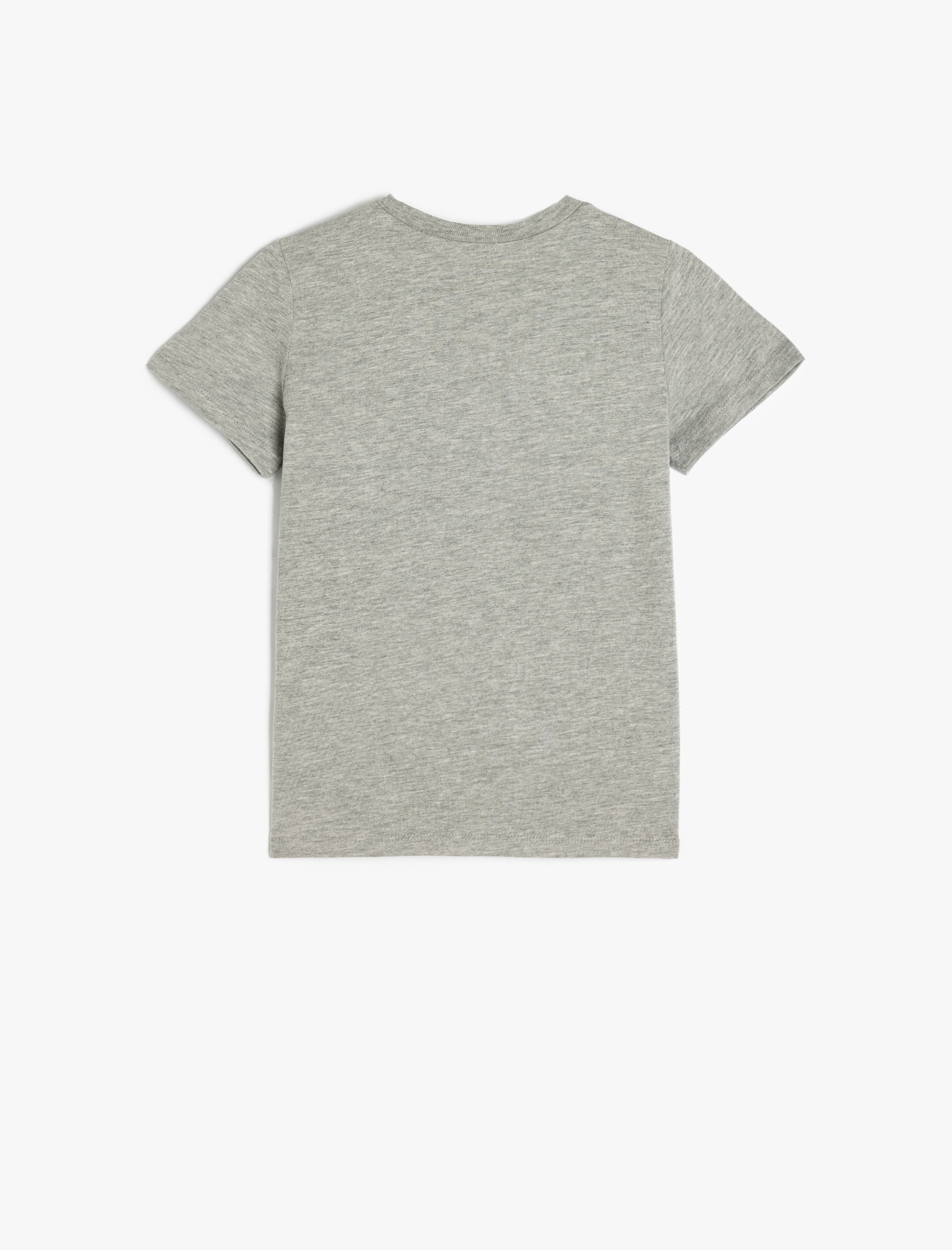  Erkek Çocuk Dinozor Baskılı Kısa Kollu Bisiklet Yaka Tişört