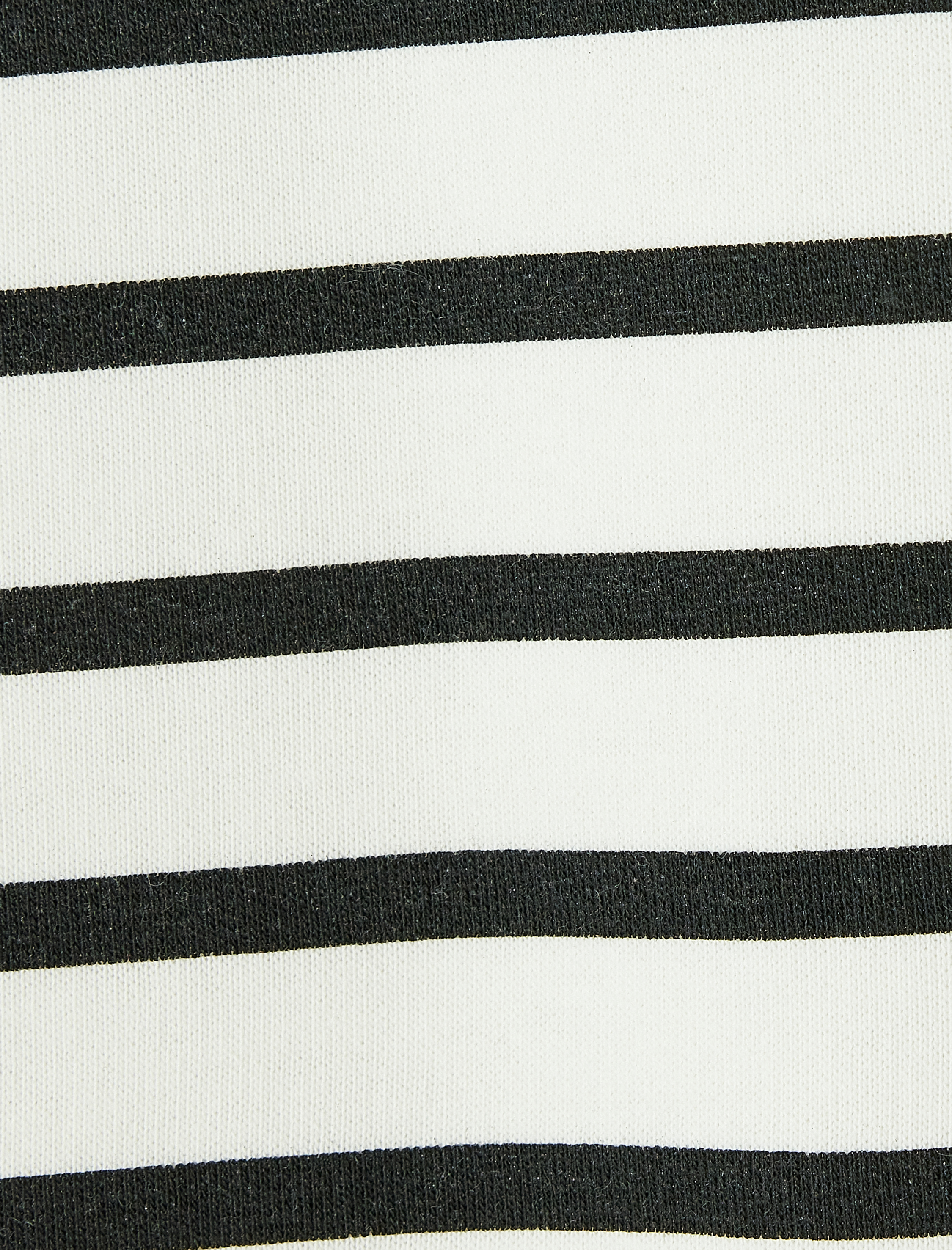   Pamuk Karışımlı Dik Yaka Çizgili Yarım Fermuarlı Sweatshirt