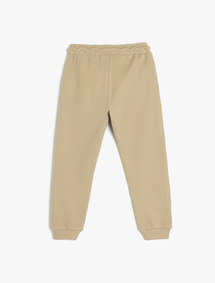 Erkek Çocuk Basic Eşofman Altı Beli Bağlamalı Cep Detaylı Pamuklu