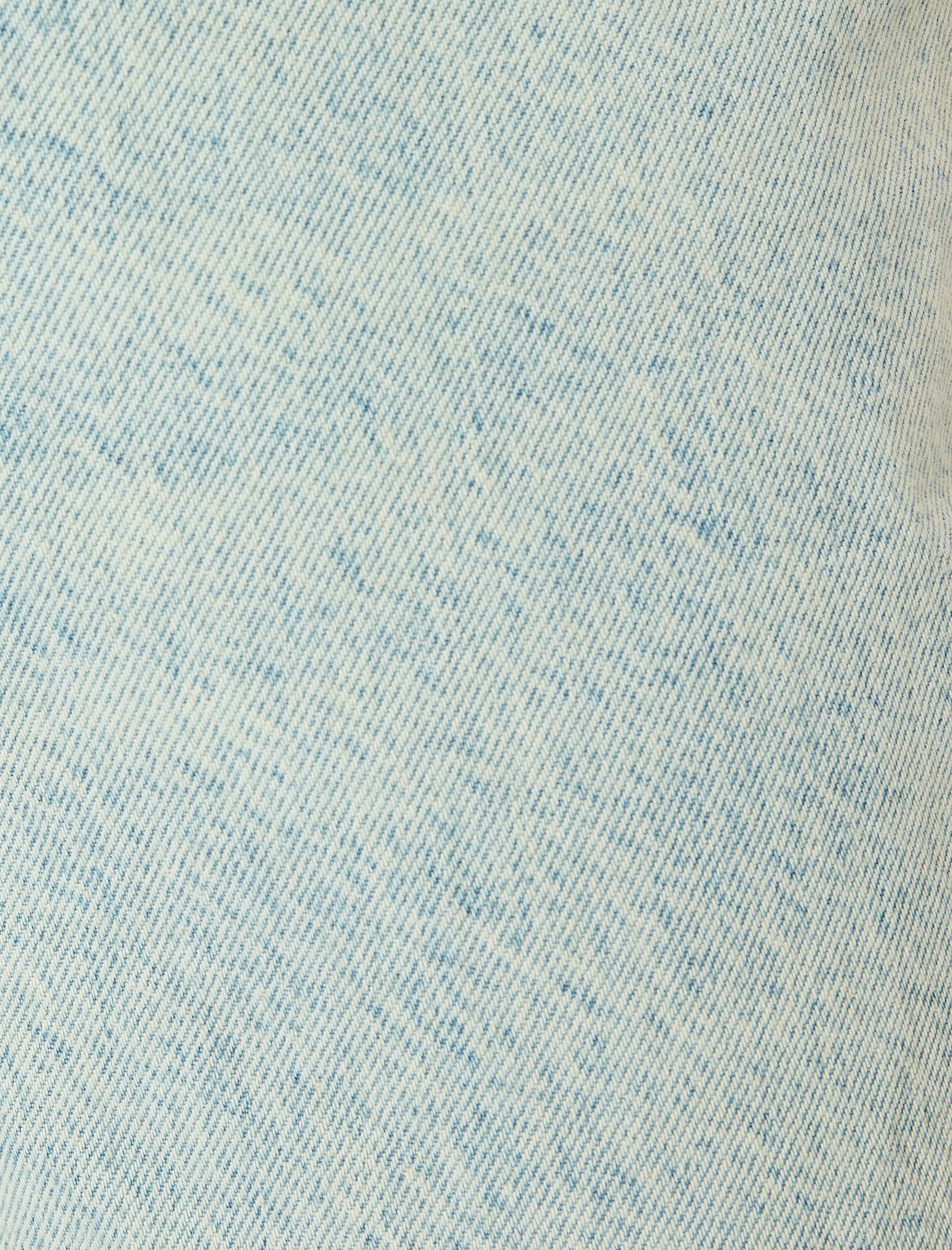   Yıpratma Detaylı Düşük Bel Bol Kalıp Kot Pantolon  -  Loose Straigh Fit Jean