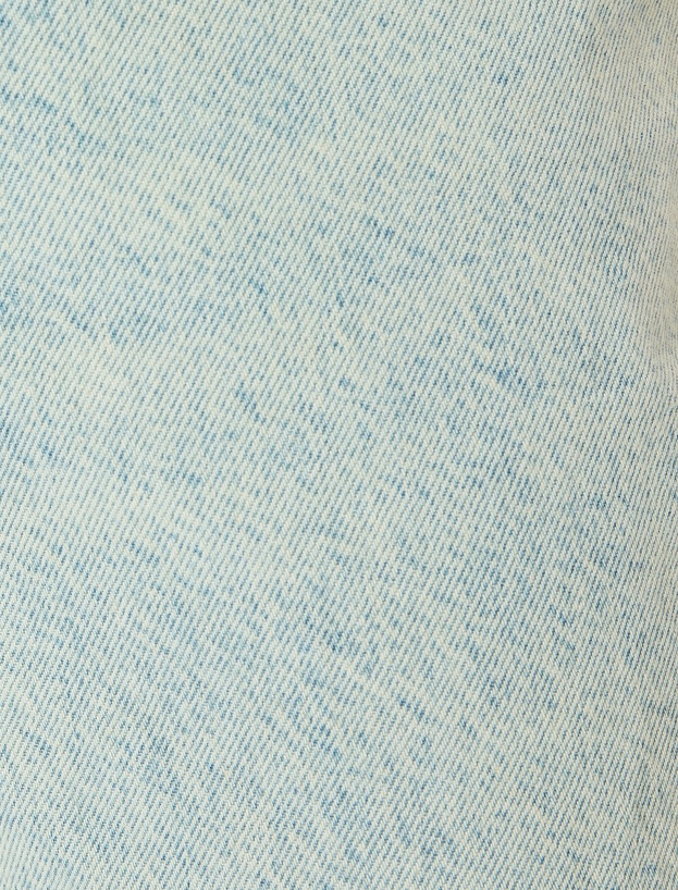 Yıpratma Detaylı Düşük Bel Bol Kalıp Kot Pantolon  -  Loose Straigh Fit Jean_5