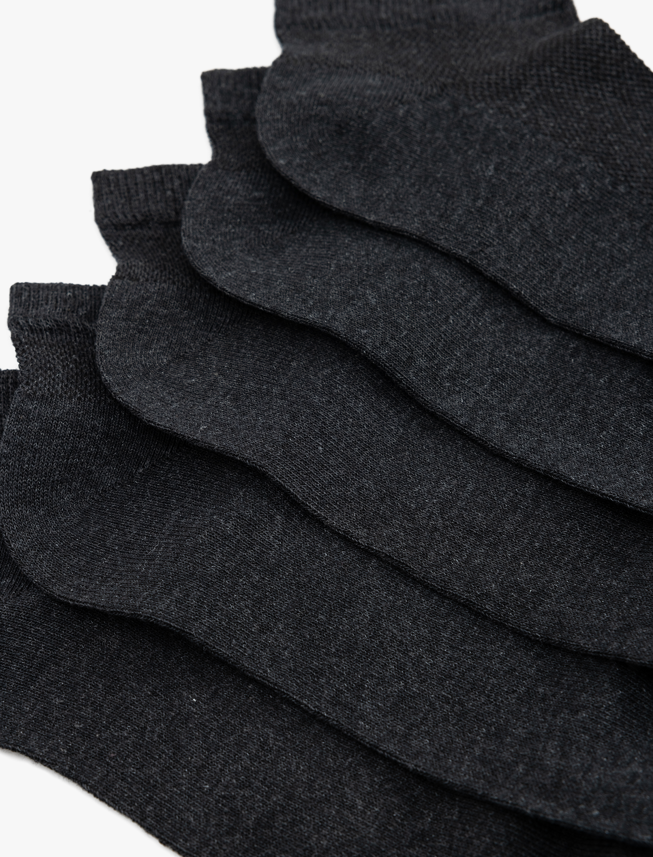  Erkek Pamuk Karışımlı 5'li Patik Çorap Seti