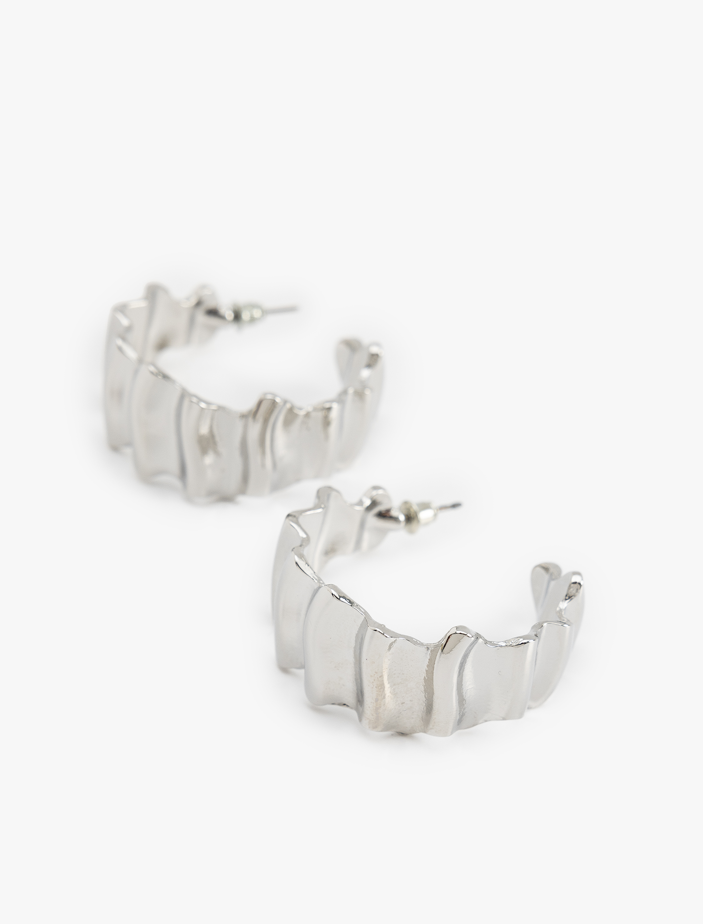  Kadın Dokulu Halka Küpe - Koton X İnji