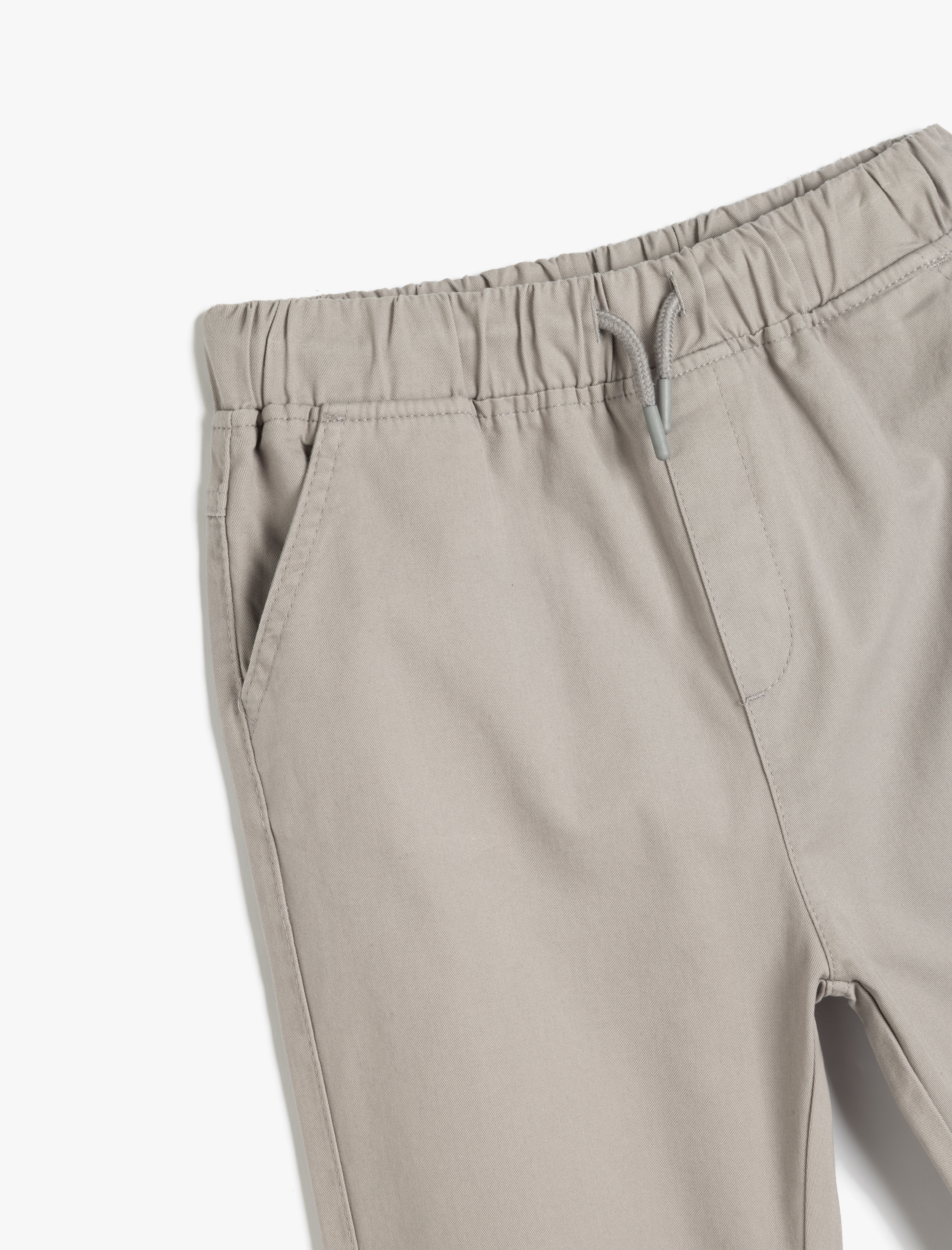  Erkek Çocuk Jogger Kargo Pantolon Beli Lastikli Cep Detaylı Pamuklu