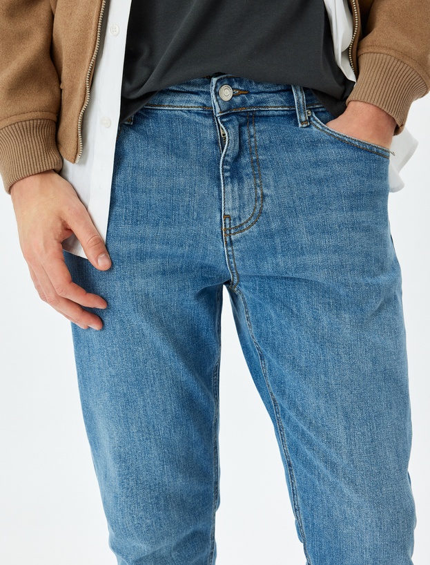 Slim Fit Kot Pantolon - Brad Jean_4