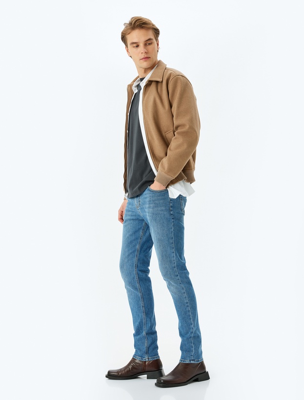 Slim Fit Kot Pantolon - Brad Jean_1
