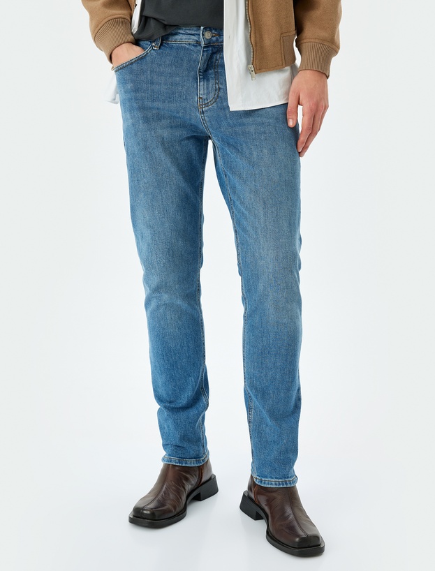 Slim Fit Kot Pantolon - Brad Jean_2
